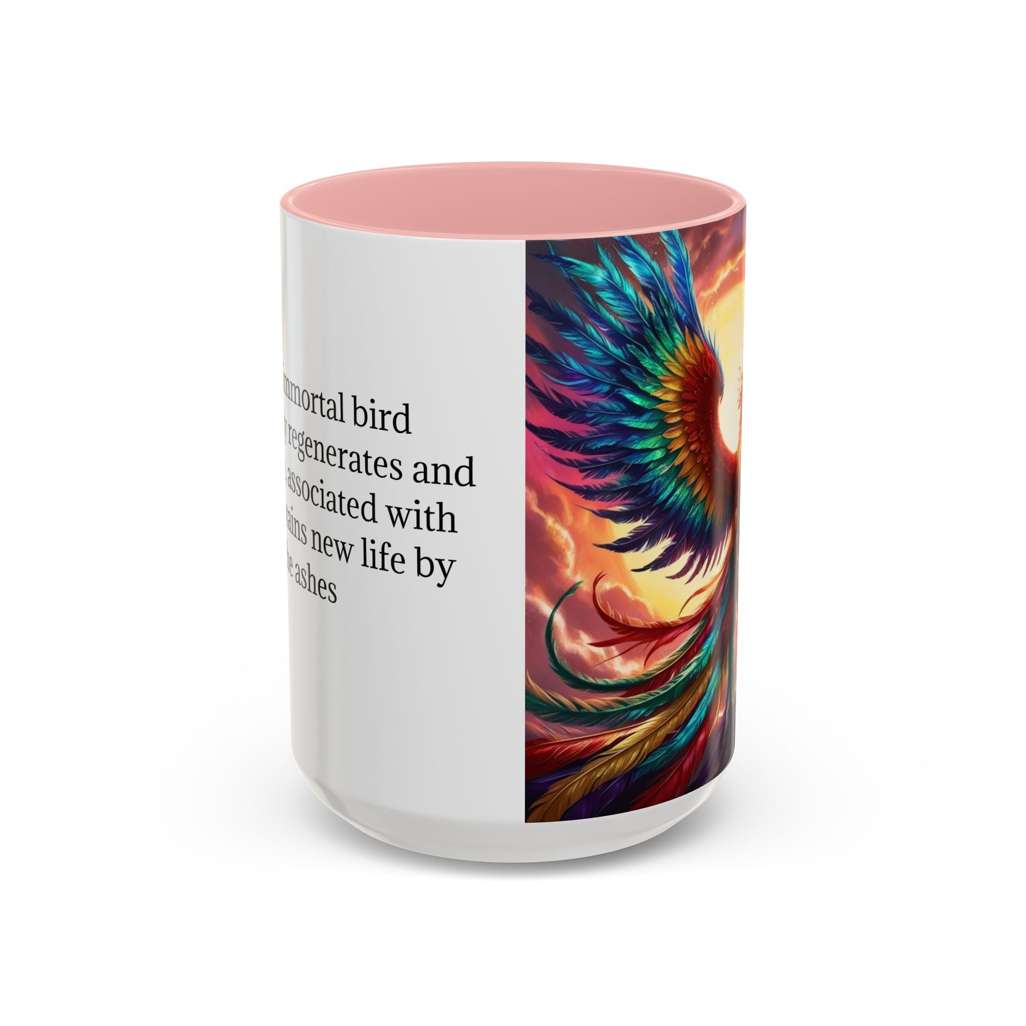 Phoenix Bird Coffee Cup: Mythical Creature, Firebird Coffee Mug, Rise from the Ashes