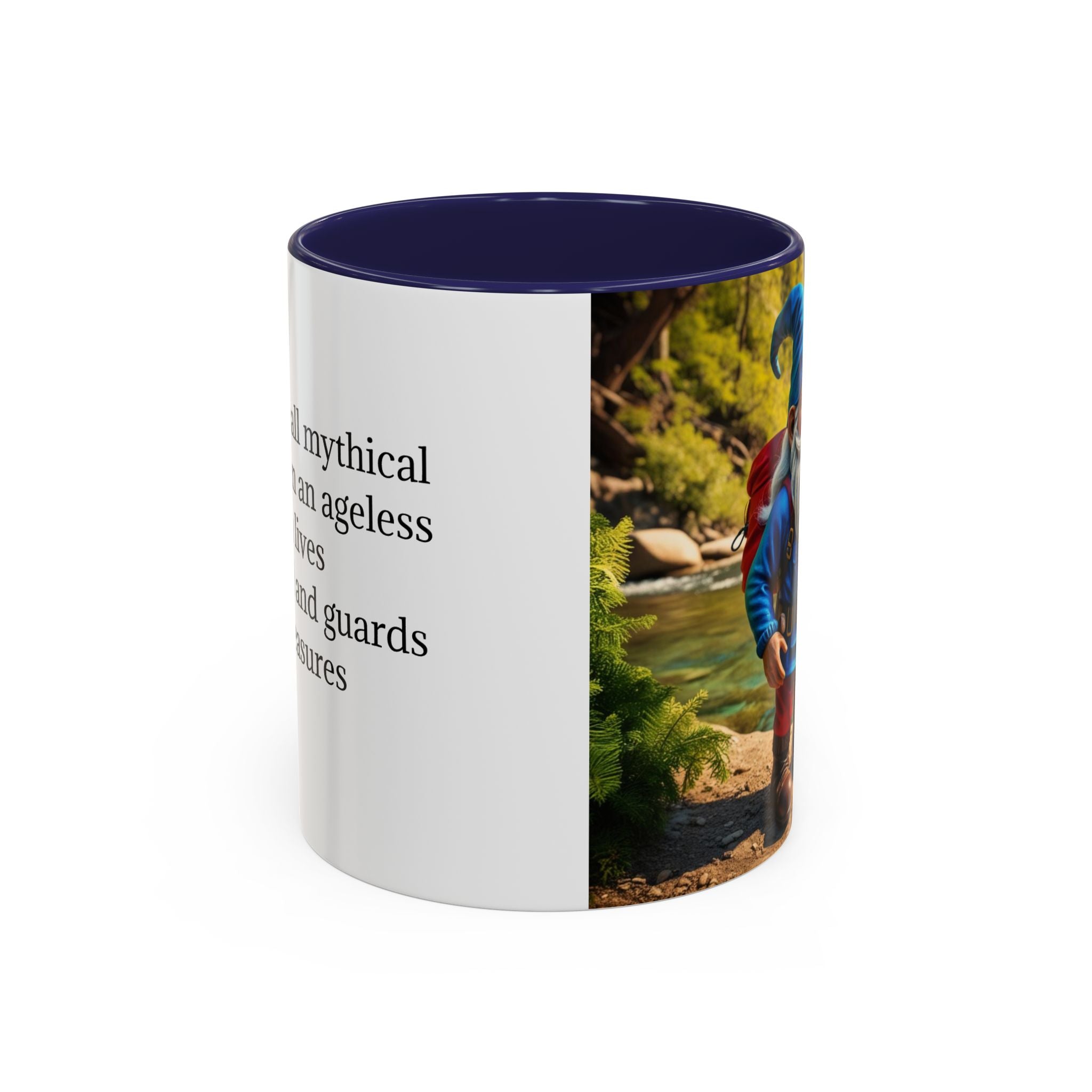 Gnome Mug: Nordic Folklore Gift, Scandinavian Nisse, Enchanted Creature Coffee Cup