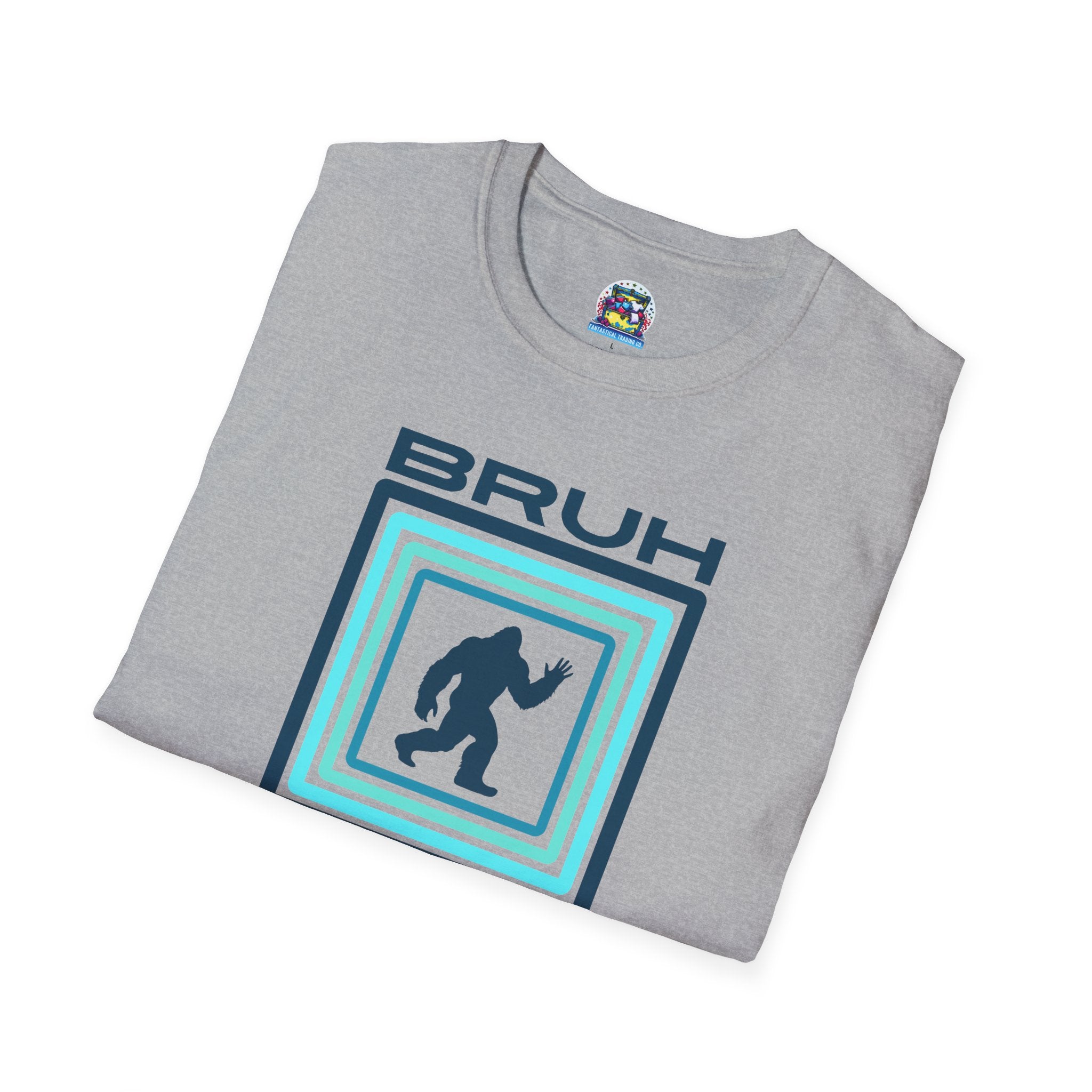 Bigfoot Graphic Tee: Sasquatch Shirt, Bruh, Soft Cotton T-shirt, Legendary Cryptid