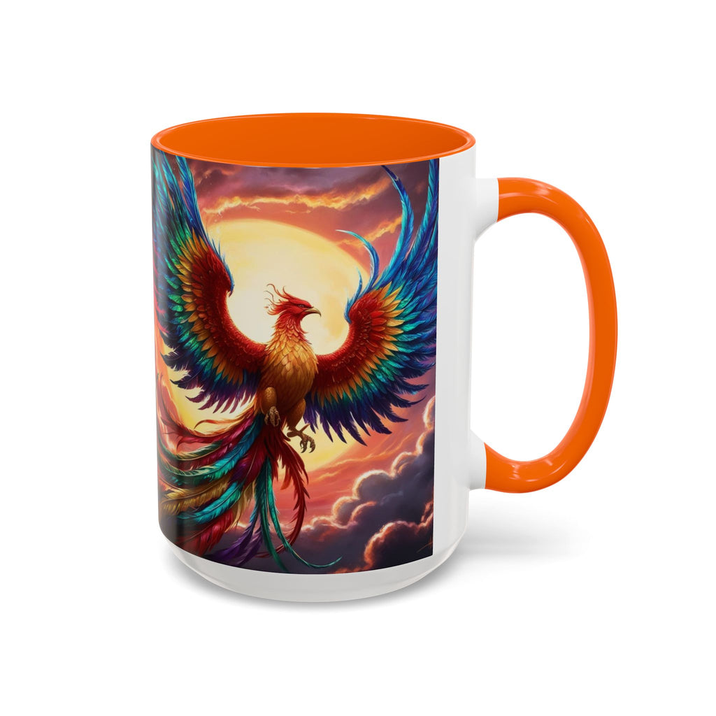 Phoenix Bird Coffee Cup: Mythical Creature, Firebird Coffee Mug, Rise from the Ashes