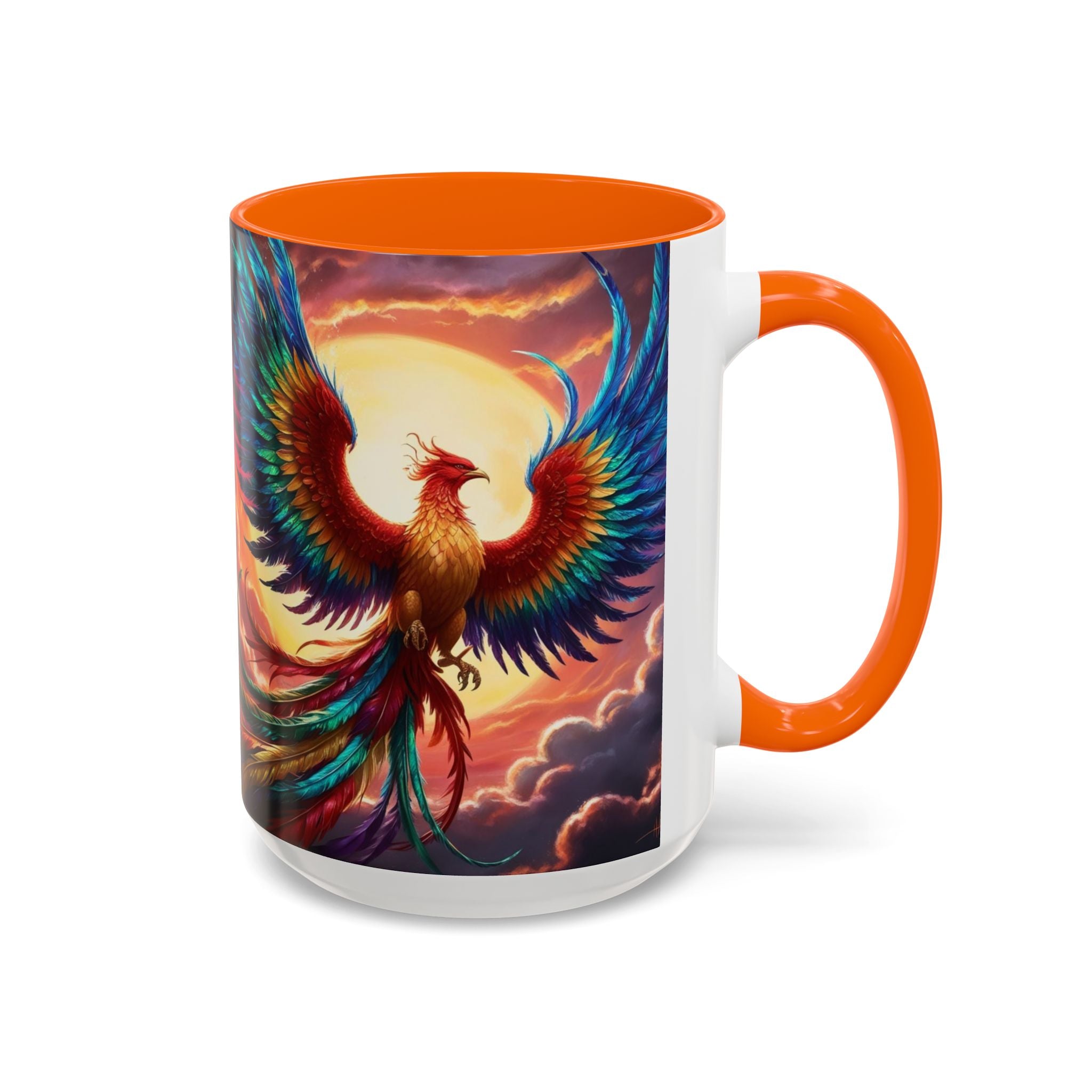 Phoenix Bird Coffee Cup: Mythical Creature, Firebird Coffee Mug, Rise from the Ashes