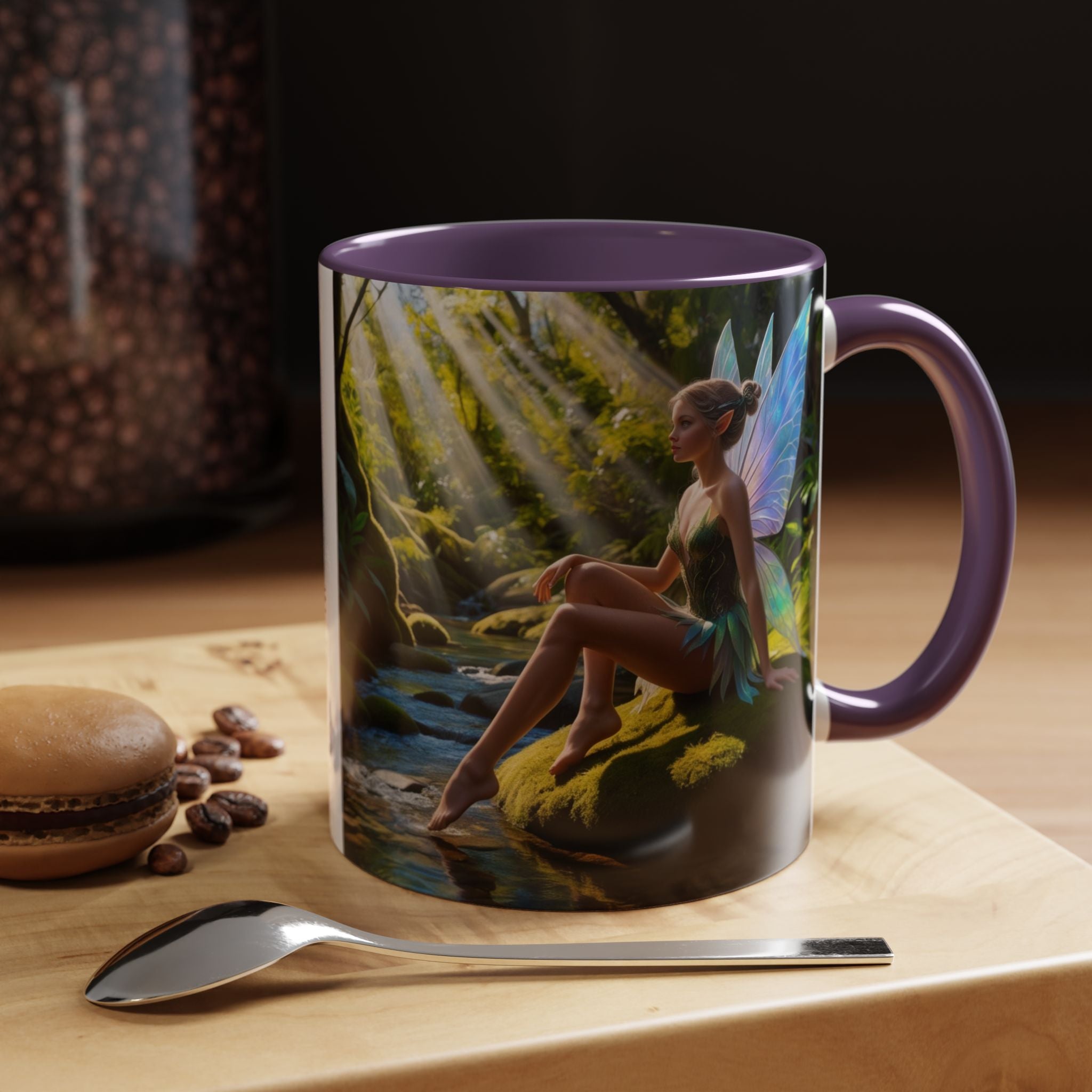 Fairy Garden Mug: Enchanted Forest Coffee Cup, Cottagecore Fantasy Gift