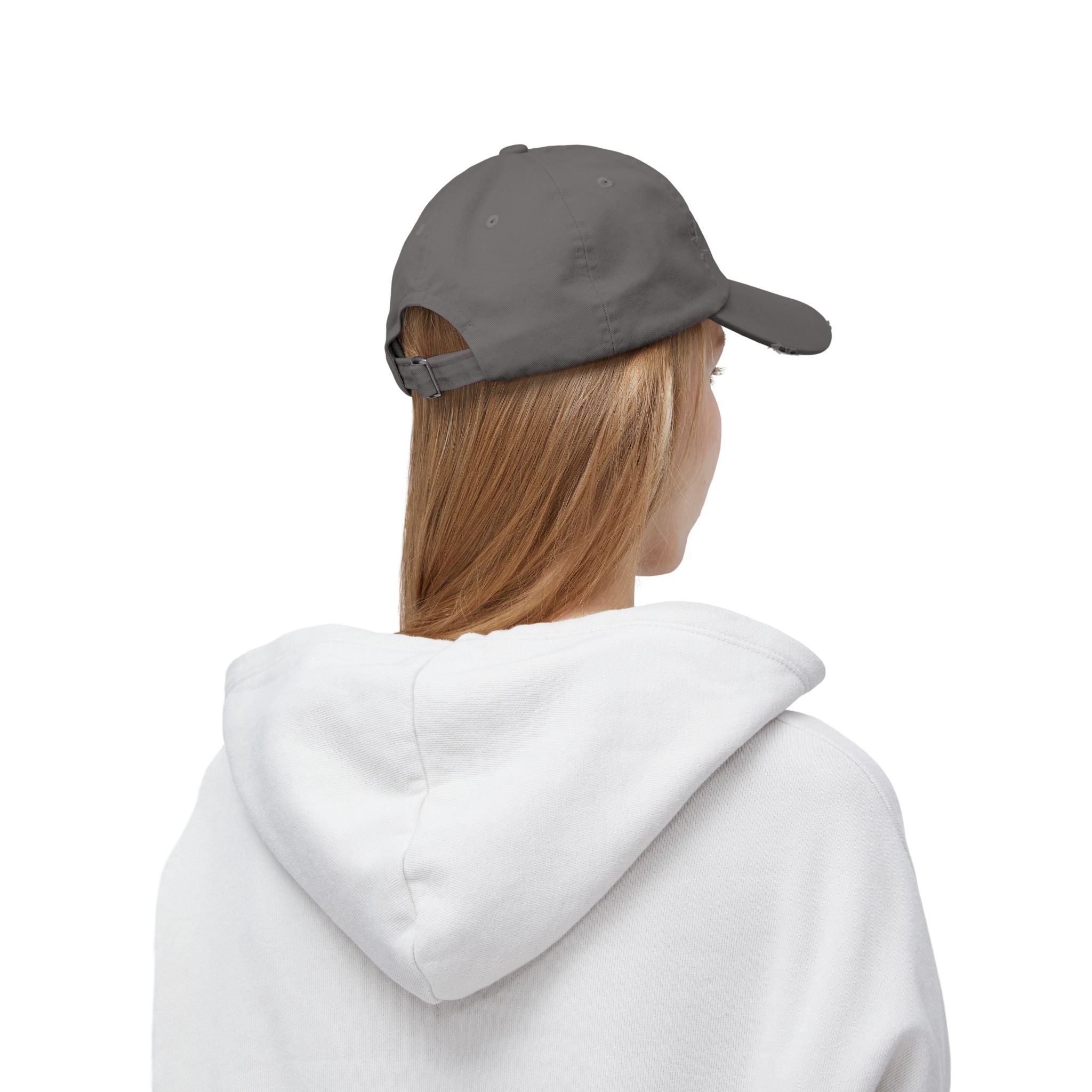 Loch Ness Monster: Unisex Distressed Cap, Adjustable Strap, Casual Outdoor Style (Slate)