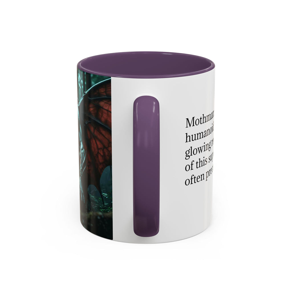 Mothman Mug: Supernatural Monster, Cryptid Mug, Mythical Creature, Urban Legend (Crouching)