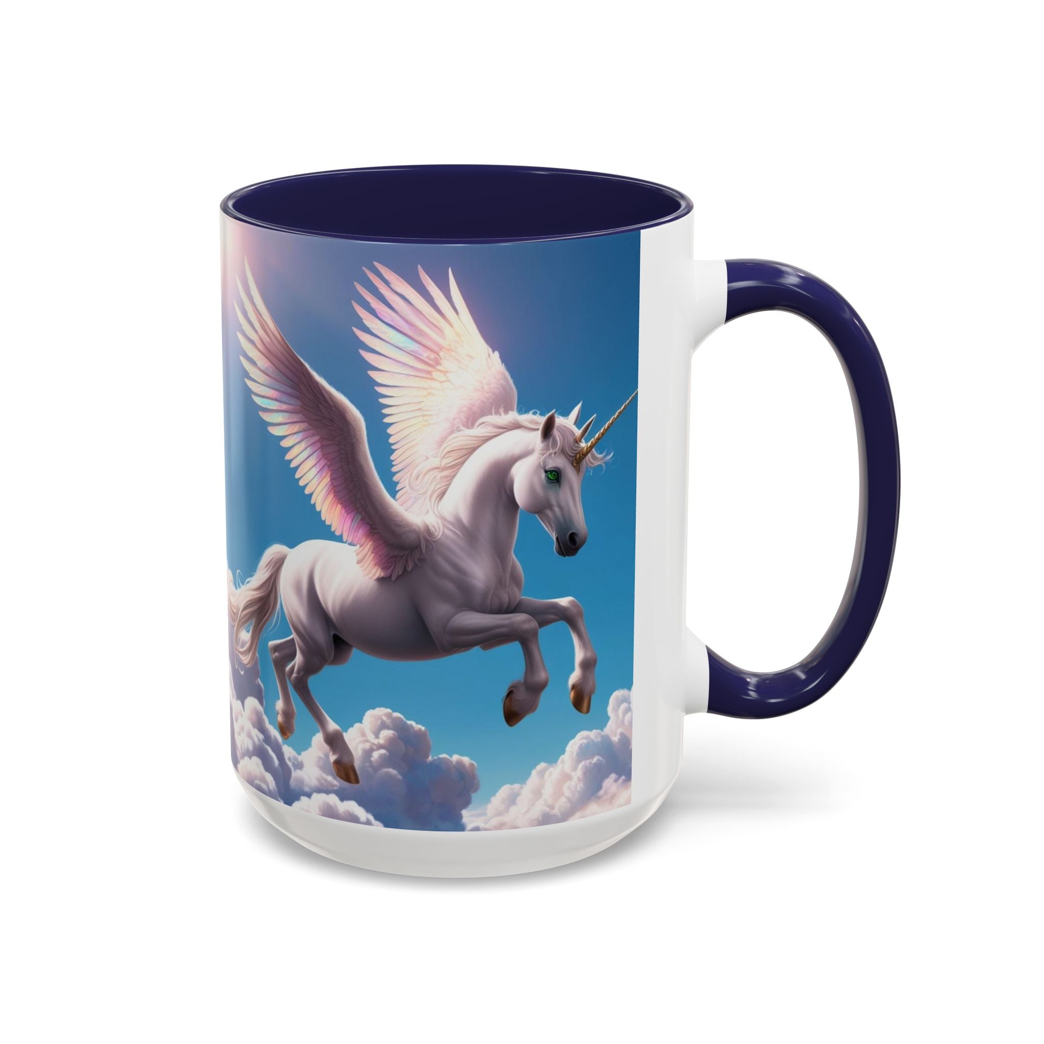Unicorn Coffee Cup: Fantasy Alicorn Mug, Legendary Creature, Enchanted Gift (Purple)
