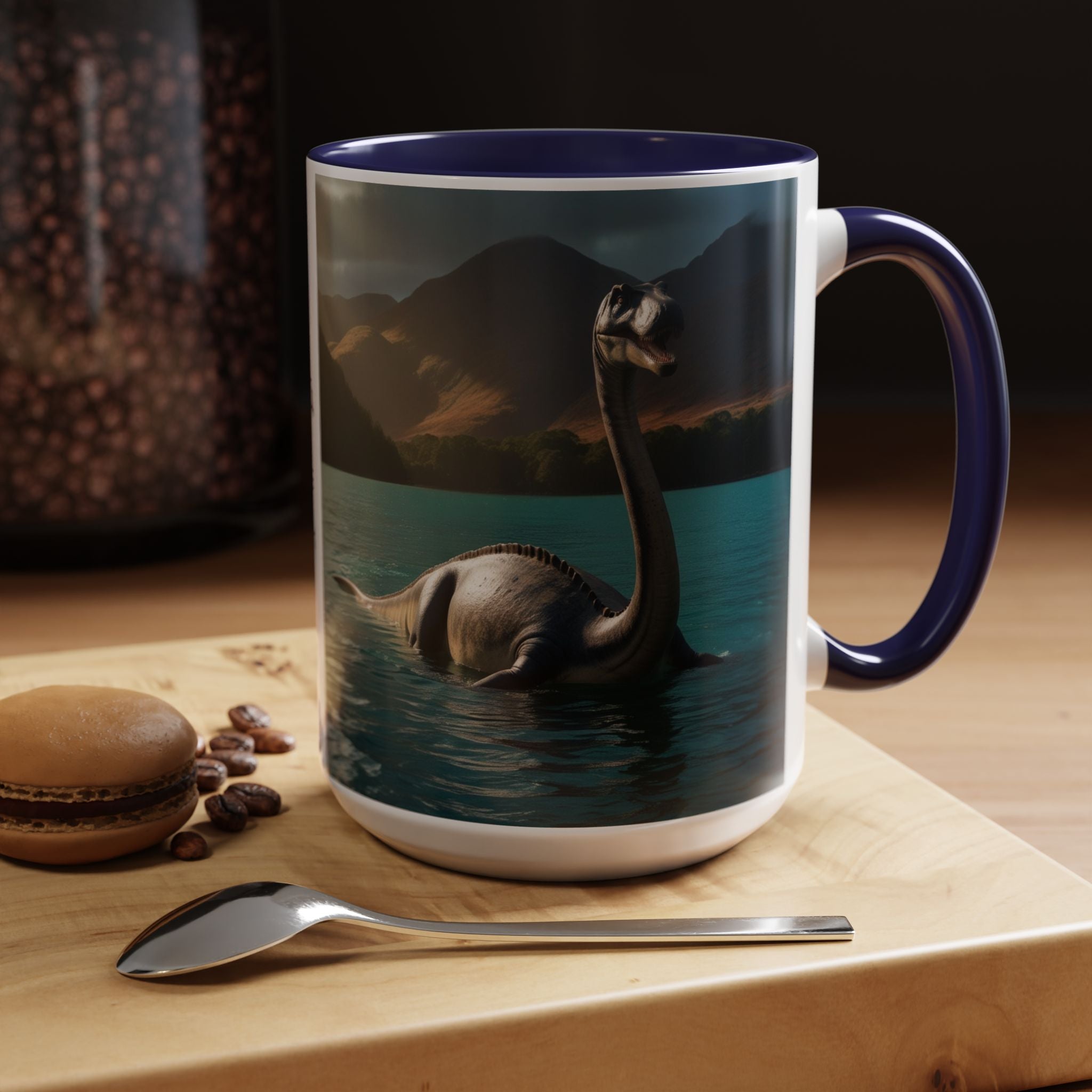 Loch Ness Monster Coffee Mug: Nessie Cryptid Gift, Scottish Sea Creature