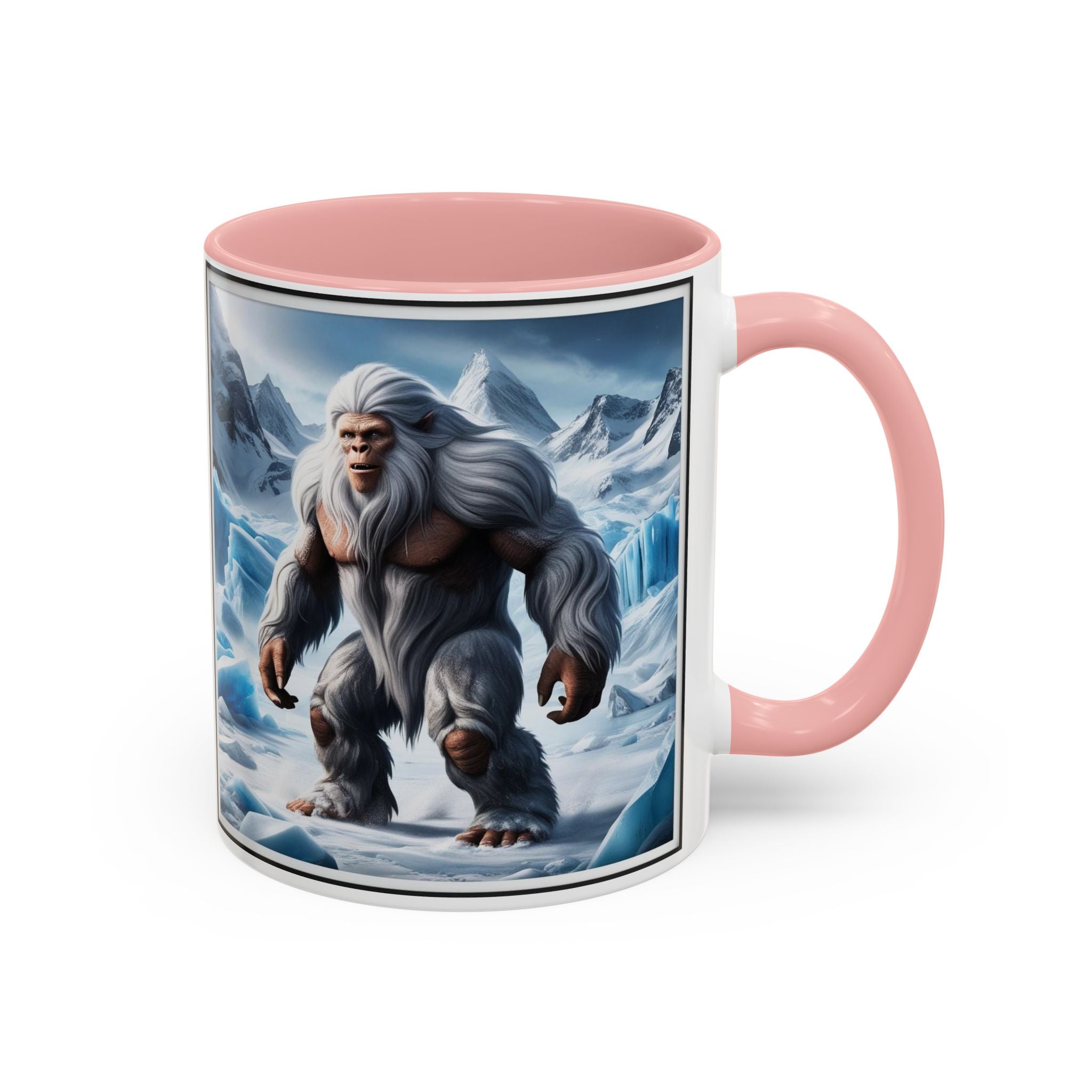 Yeti Coffee Mug: Abominable Snowman, Himalayan Mountain Cryptid, Bigfoot Camping Gift