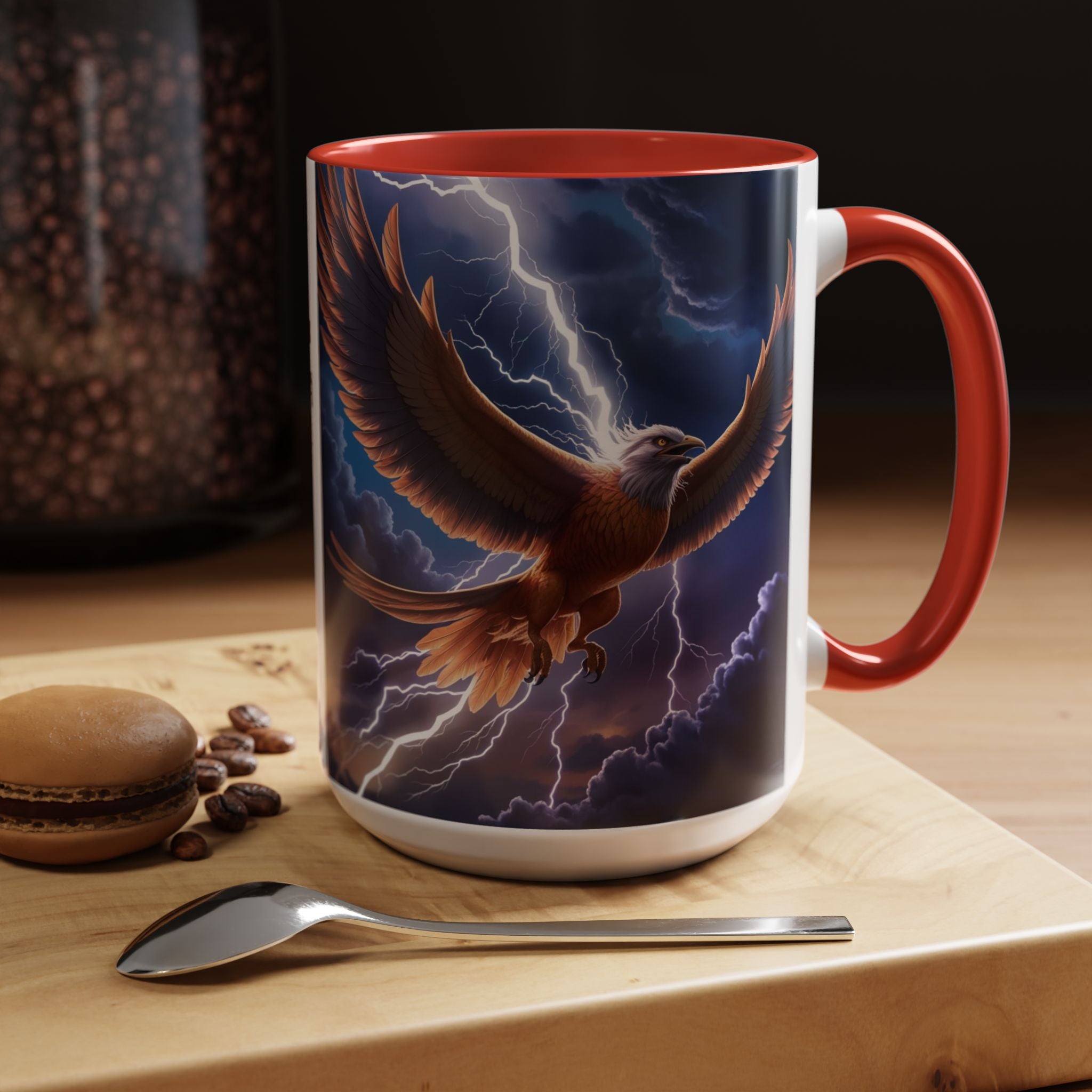 Thunderbird Coffee Mug: Native American Spirit Animal, Southwest Folklore