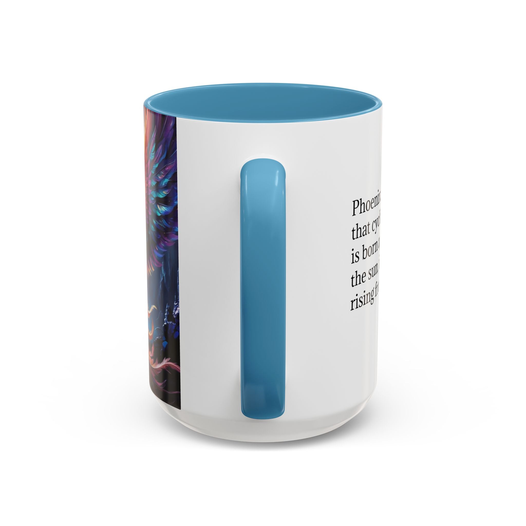 Phoenix Rising Coffee Mug: Firebird, Legendary Creature Coffee Cup, Gift for Women