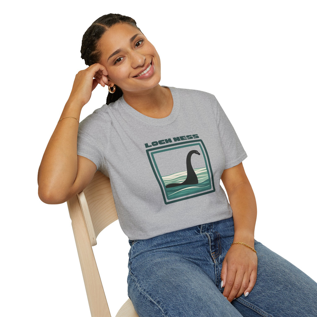 Lochness Monster Shirt: Nessie T-Shirt, Plesiosaurus Graphic Tee, Loch Ness Retro Clothing