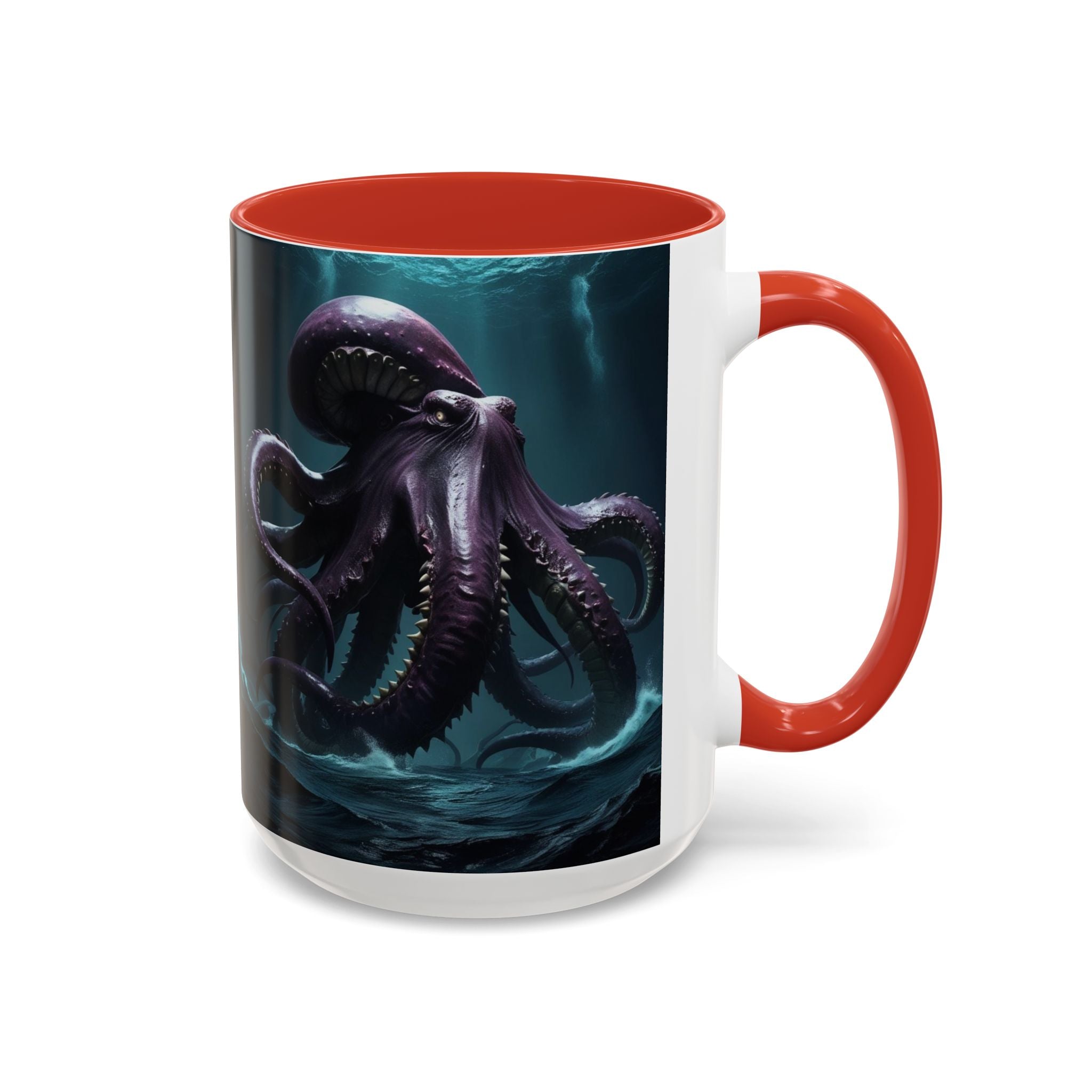 Kraken Coffee Cup: Giant Squid Coffee Mug, Mythical Creature, Octopus Gift