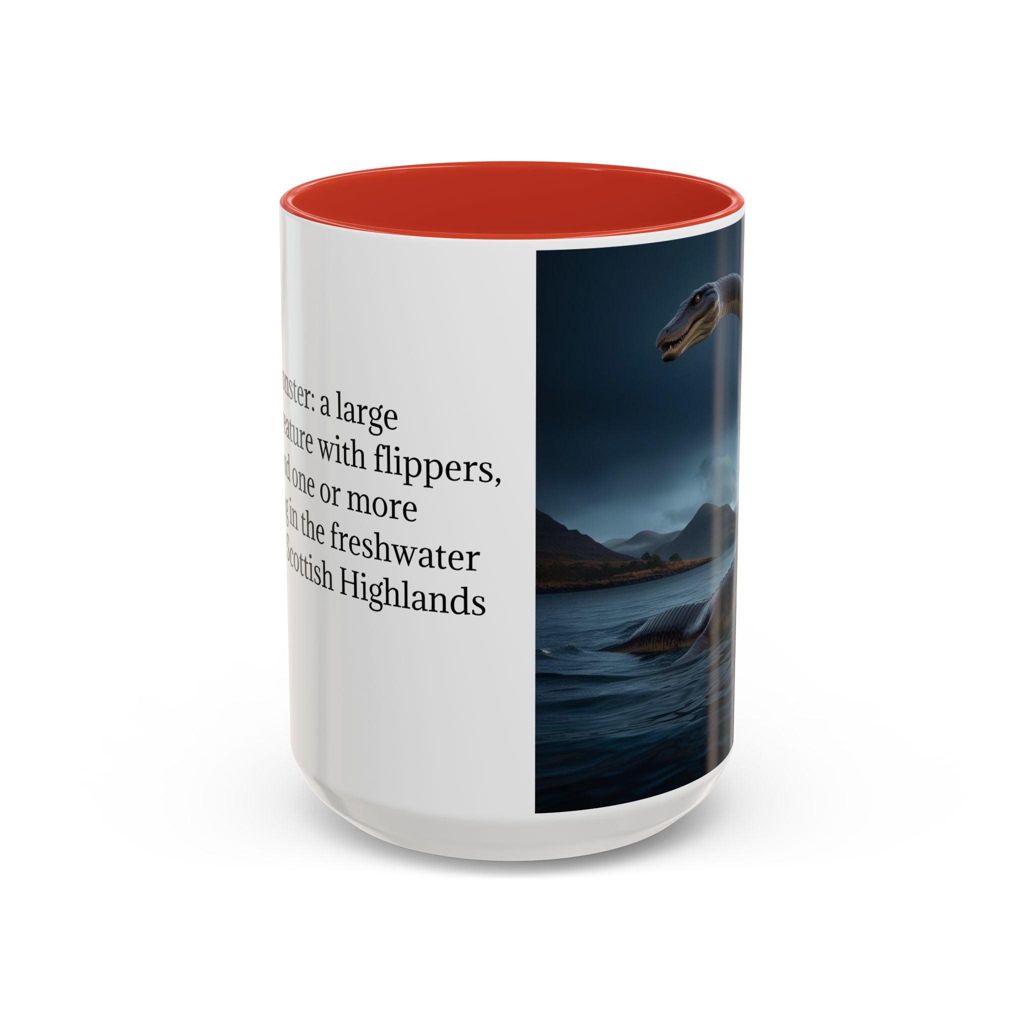Loch Ness Monster: Nessie Coffee Cup, Legendary Sea Creature, Plesiosaurus Gift