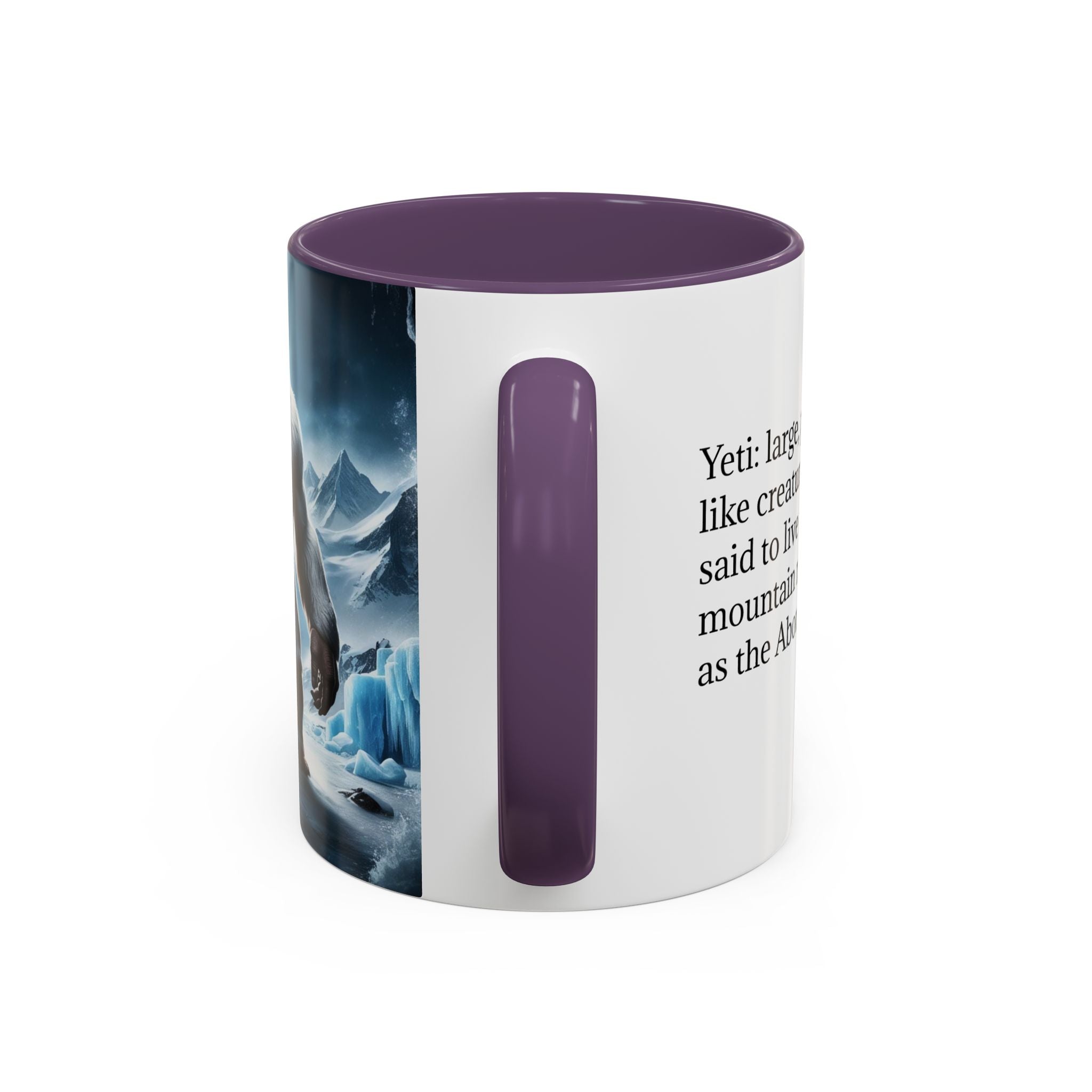 Yeti Coffee Mug: Abominable Snowman, Sasquatch Camping Gift, Himalayan Mountain Cryptid