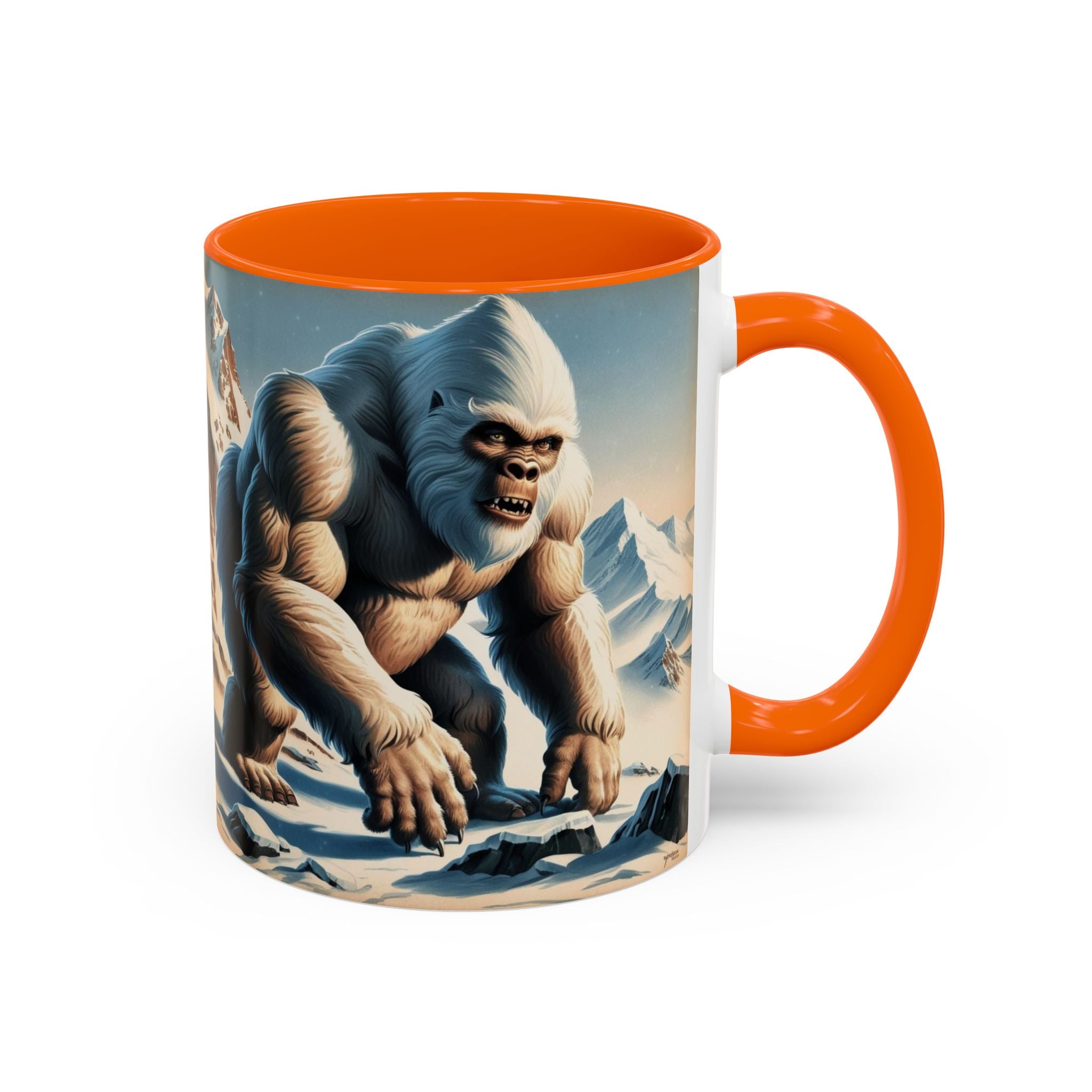 Abominable Snowman Coffee Mug: Himalayan Mountain Yeti, Mythical Creature, Sasquatch Gift