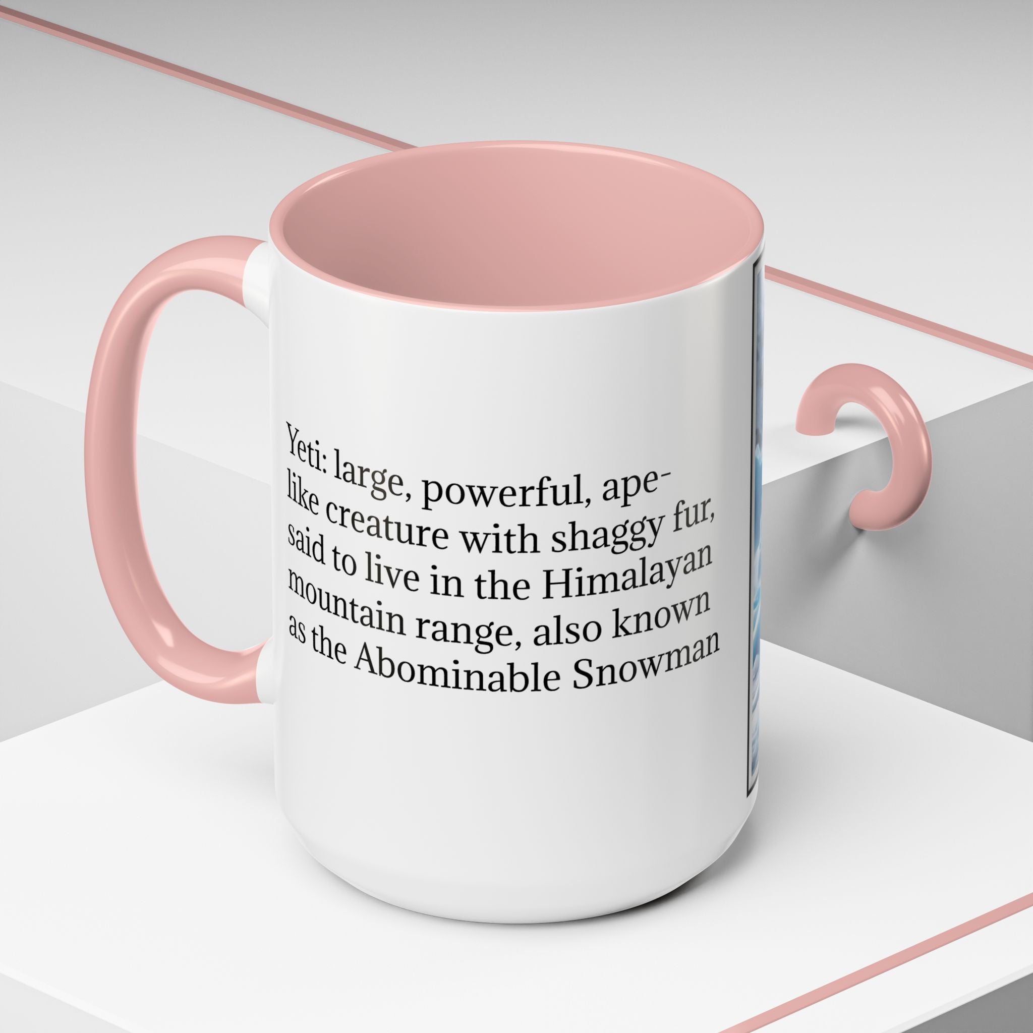 Yeti Coffee Mug: Abominable Snowman, Himalayan Mountain Cryptid, Bigfoot Camping Gift