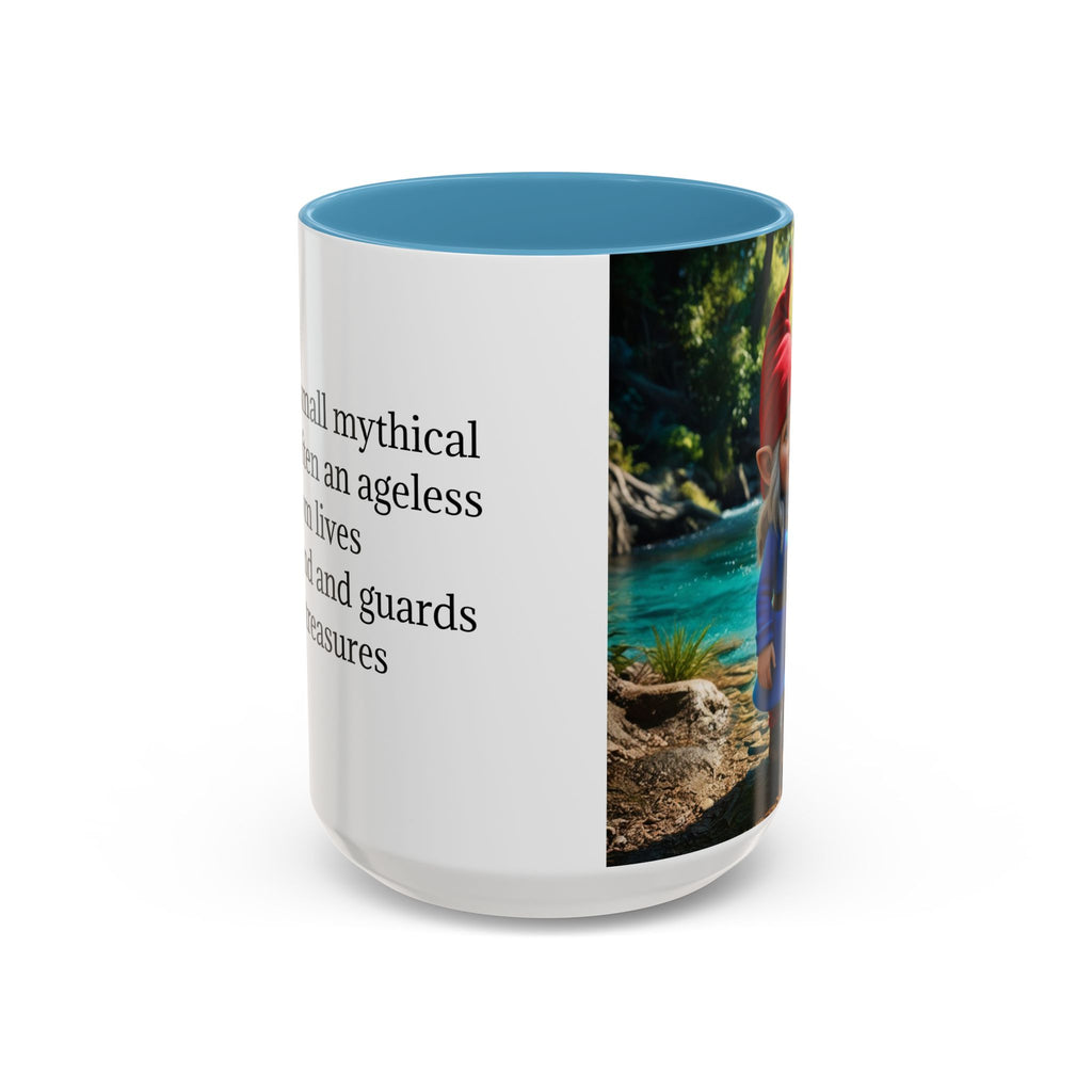Gnome Mug: Scandinavian Nisse, Nordic Folklore Gift, Mythical Creature Coffee Cup