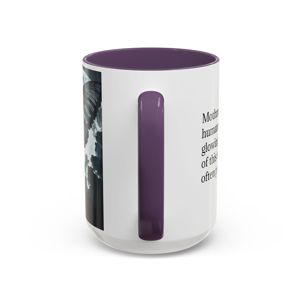 Mothman Coffee Mug: Supernatural Cryptid, Legendary Monster, Mugs for Men (Moon)