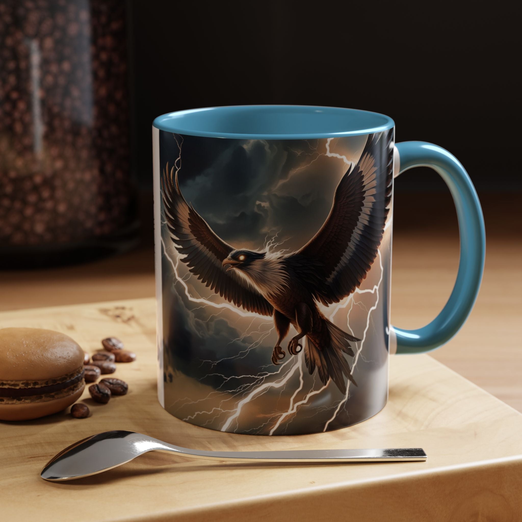 Thunderbird Coffee Cup: Legendary Creature, Spirit Animal, Cryptid Mugs for Men