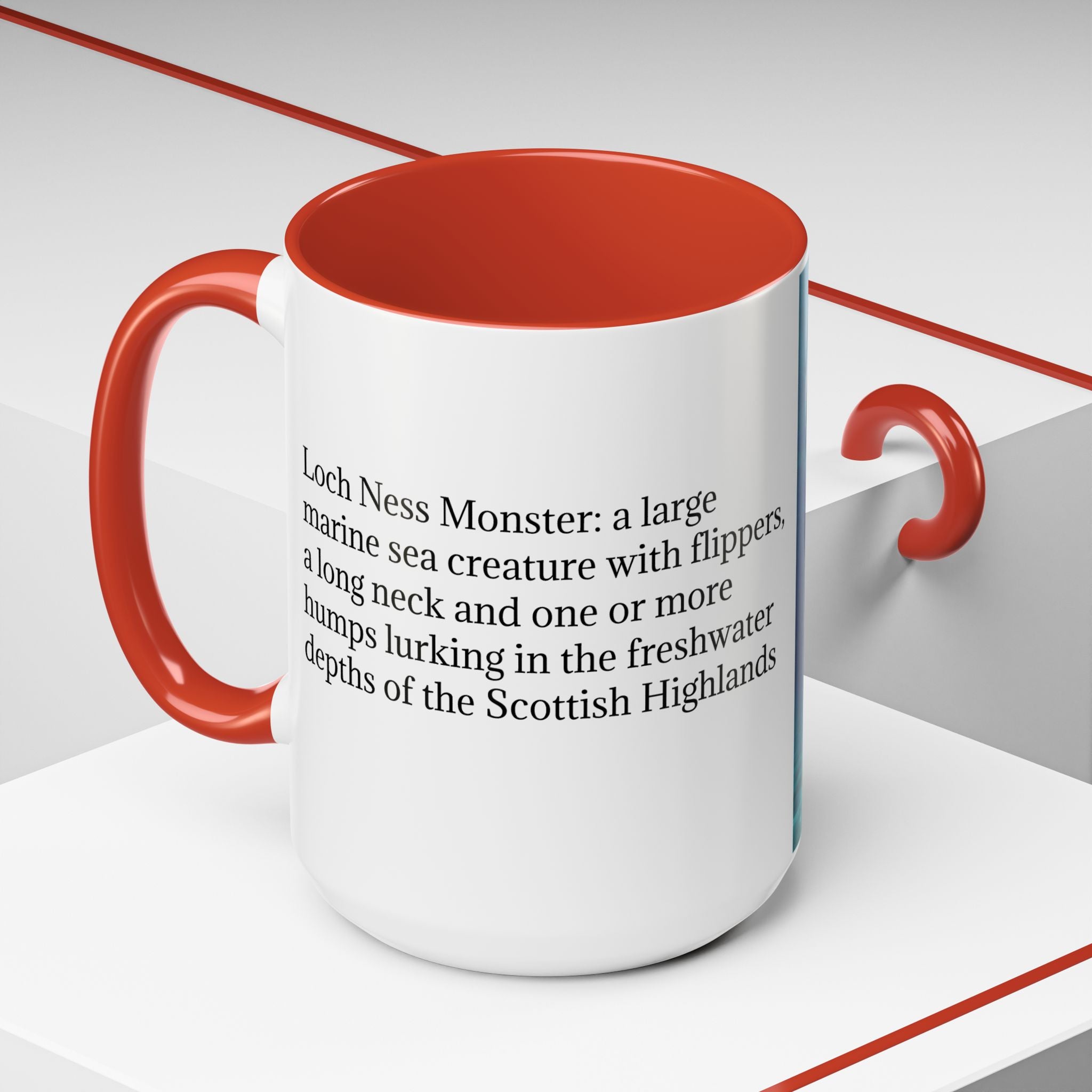 Loch Ness Monster: Nessie Coffee Mug, Mythical Sea Creature, Plesiosaurus Gift