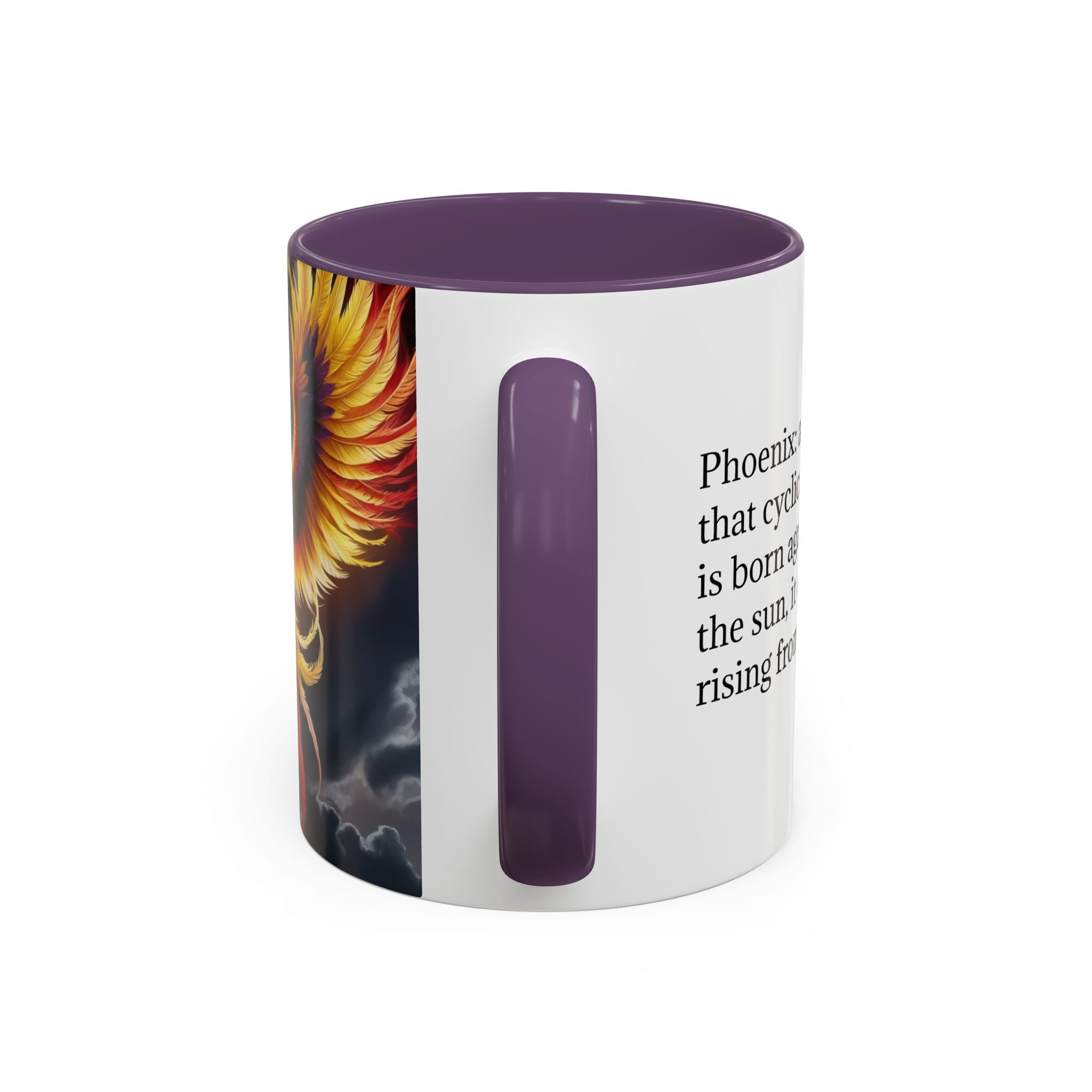 Phoenix Coffee Mug: Mythical Firebird Ceramic Cup, Fantasy Mug, Legendary Creature