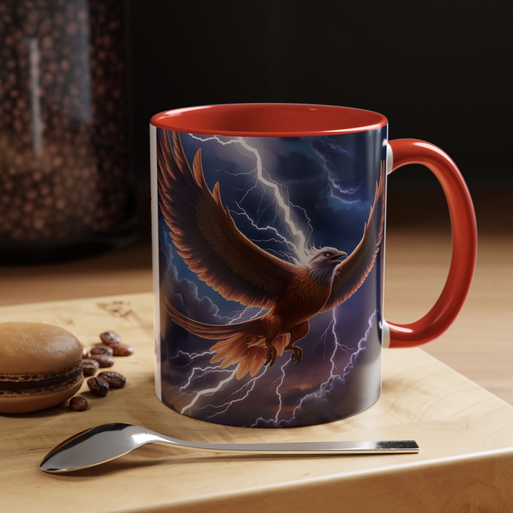 Thunderbird Coffee Mug: Native American Spirit Animal, Southwest Folklore