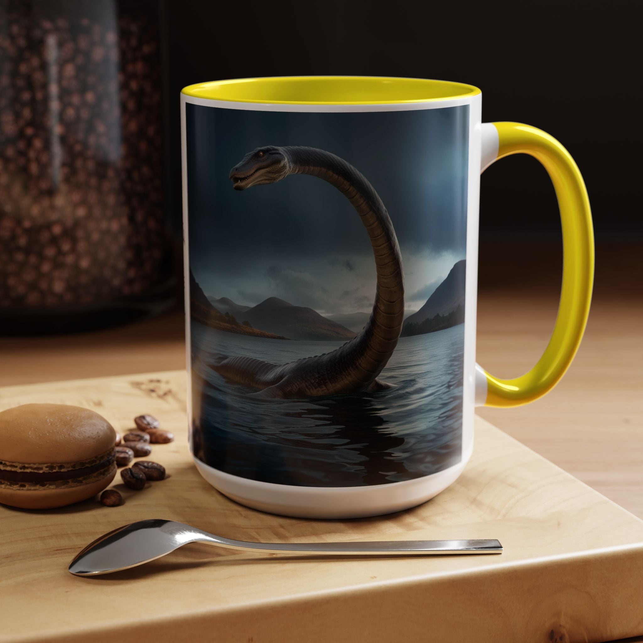 Loch Ness Monster: Nessie Coffee Cup, Legendary Sea Creature, Plesiosaurus Gift