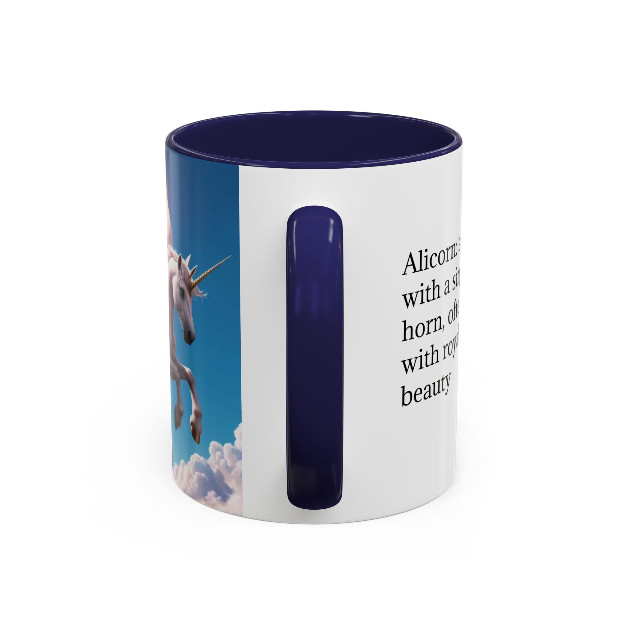 Unicorn Coffee Cup: Fantasy Alicorn Mug, Legendary Creature, Enchanted Gift (Purple)