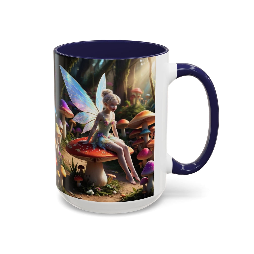 Fairy Garden Mug: Ceramic Toadstool Coffee Cup, Enchanted Forest Fantasy Gift