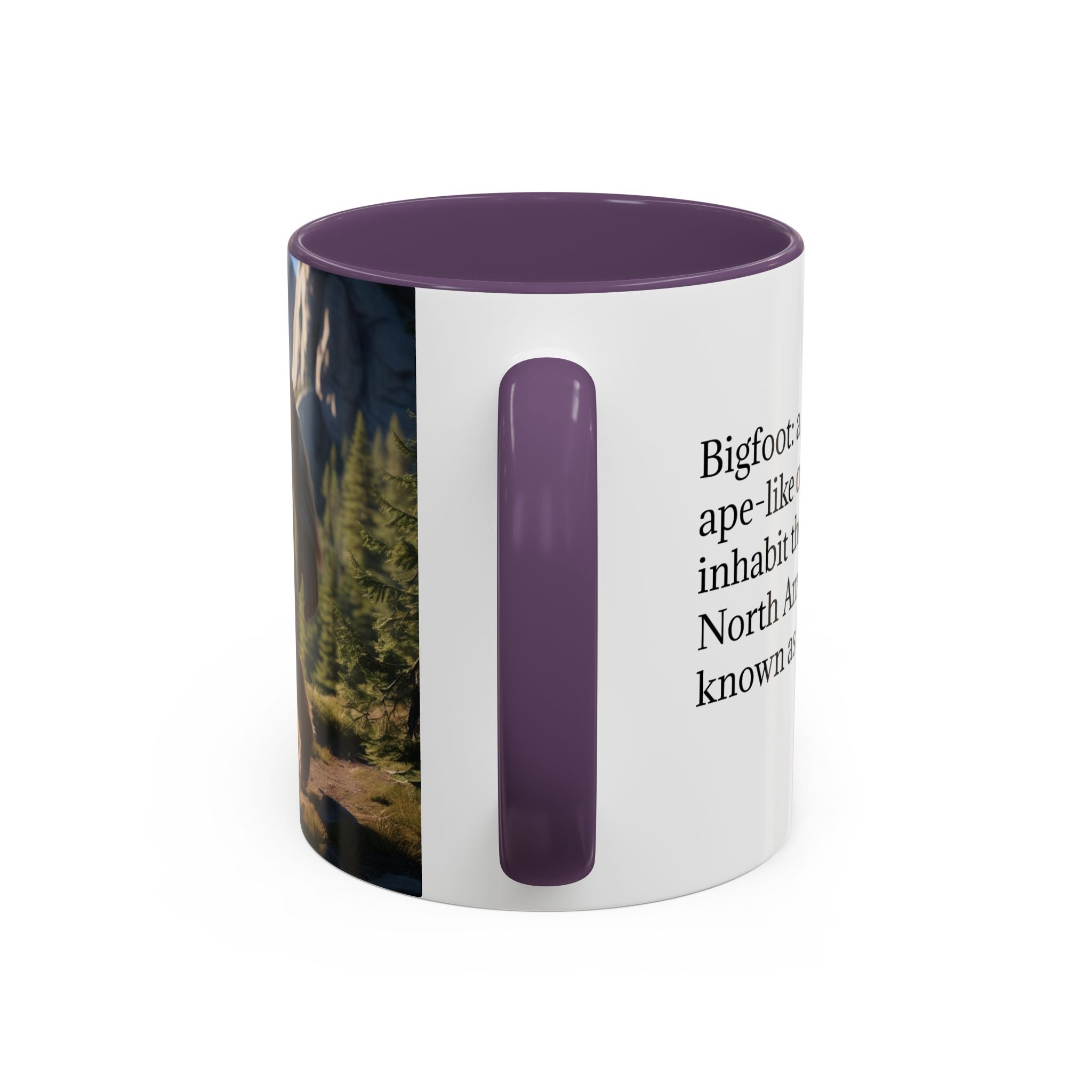 Bigfoot Coffee Cup: Sasquatch Coffee Mug, Pacific Northwest Cryptid, Mythical Creature