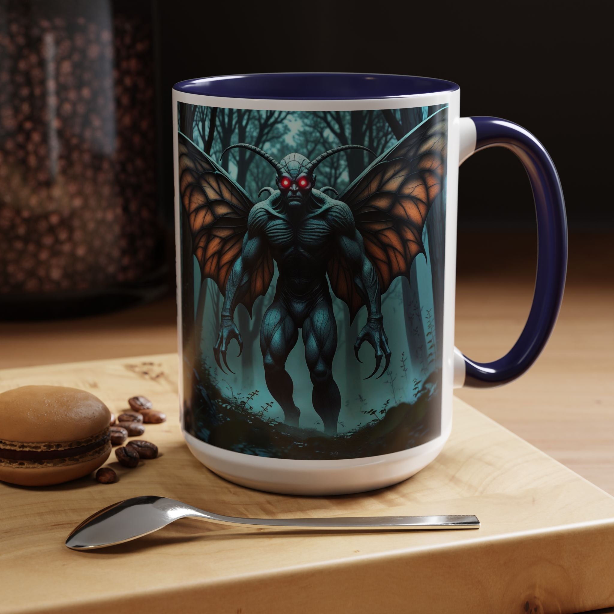 Mothman Mug: Supernatural Coffee Cup, Mythical Creature, Urban Legend (Forrest)