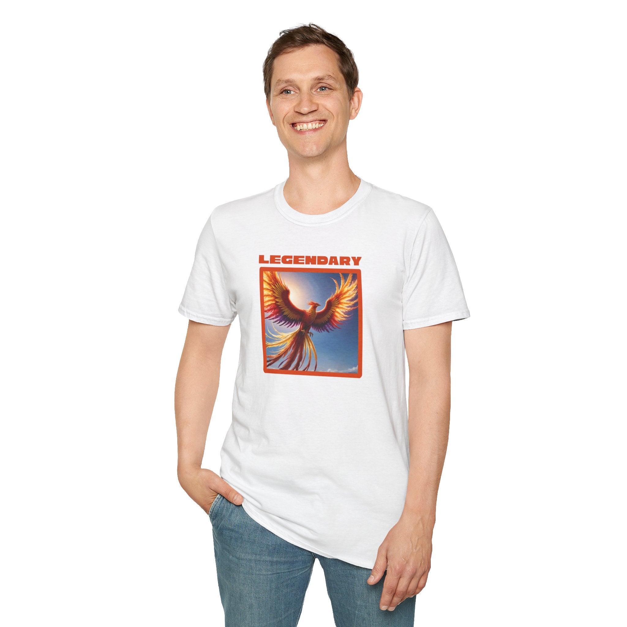 Phoenix Shirt: Legendary Bird Graphic Tee, Phoenix Rising, Mythical Creature Tshirt