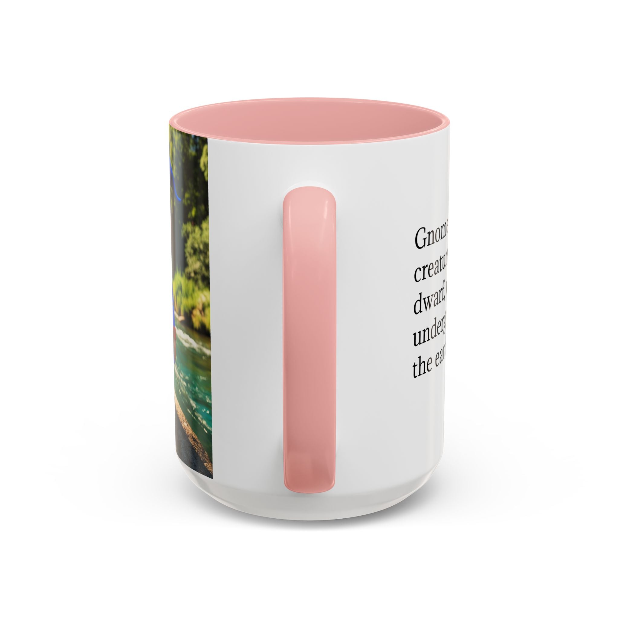 Gnome Coffee Mug:  Scandinavian Nisse, Nordic Folklore Gift, Enchanted Mushroom Garden