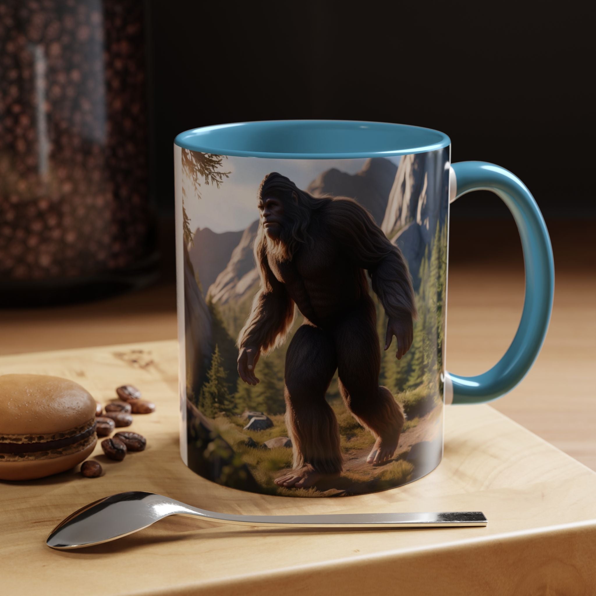 Bigfoot Coffee Cup: Sasquatch Coffee Mug, Pacific Northwest Cryptid, Mythical Creature