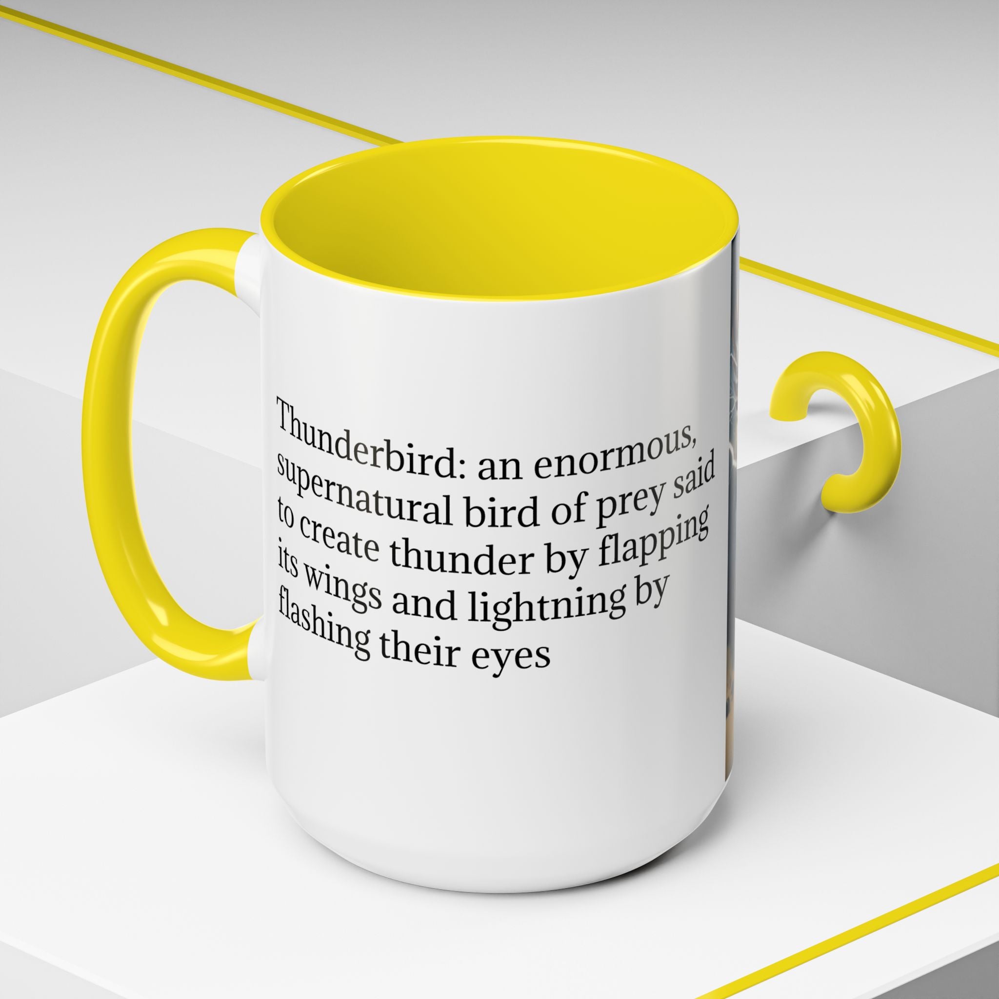 Thunderbird Coffee Cup: Legendary Creature, Spirit Animal, Cryptid Mugs for Men