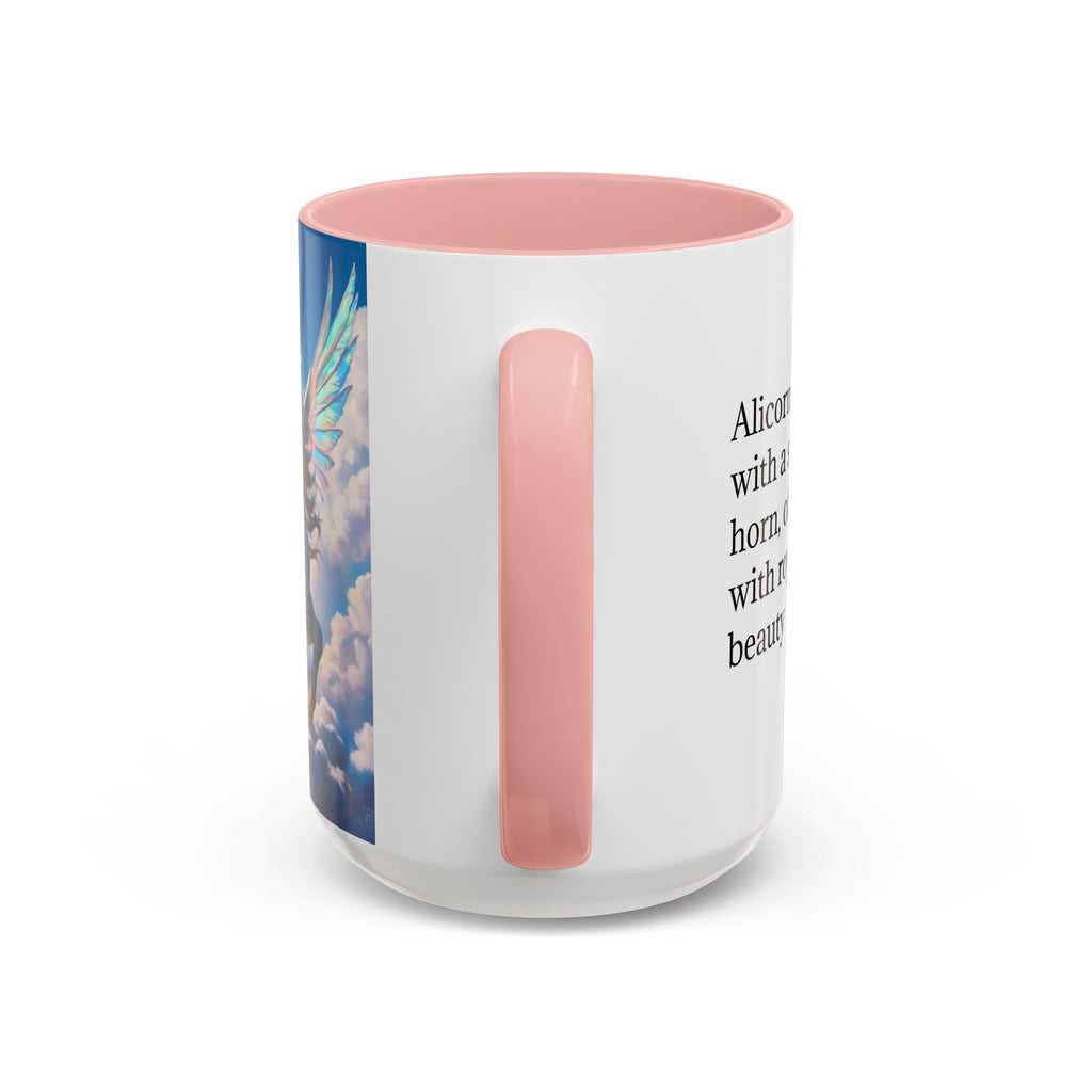 Unicorn Coffee Mug: Fairytale Alicorn, Mythical Creature, Enchanted Gift (Blue)