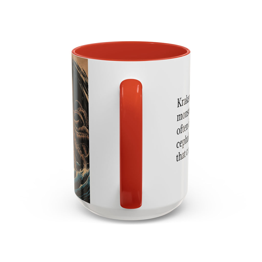 Kraken Coffee Mug: Giant Squid Coffee Cup, Sea Creature, Mugs for Men