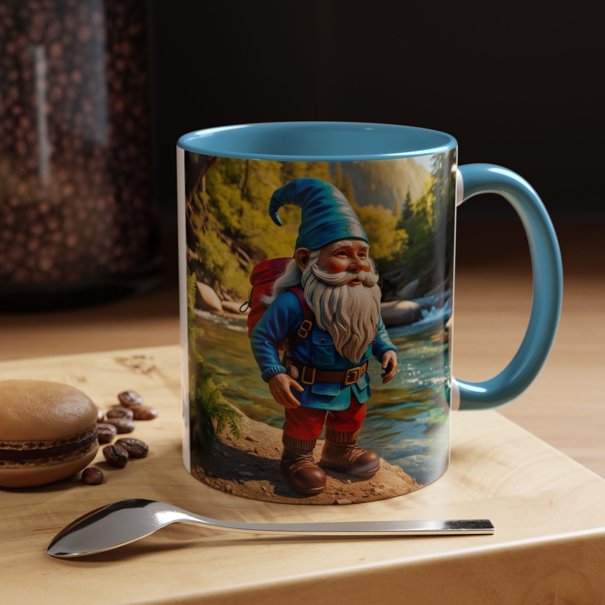 Gnome Mug: Nordic Folklore Gift, Scandinavian Nisse, Enchanted Creature Coffee Cup