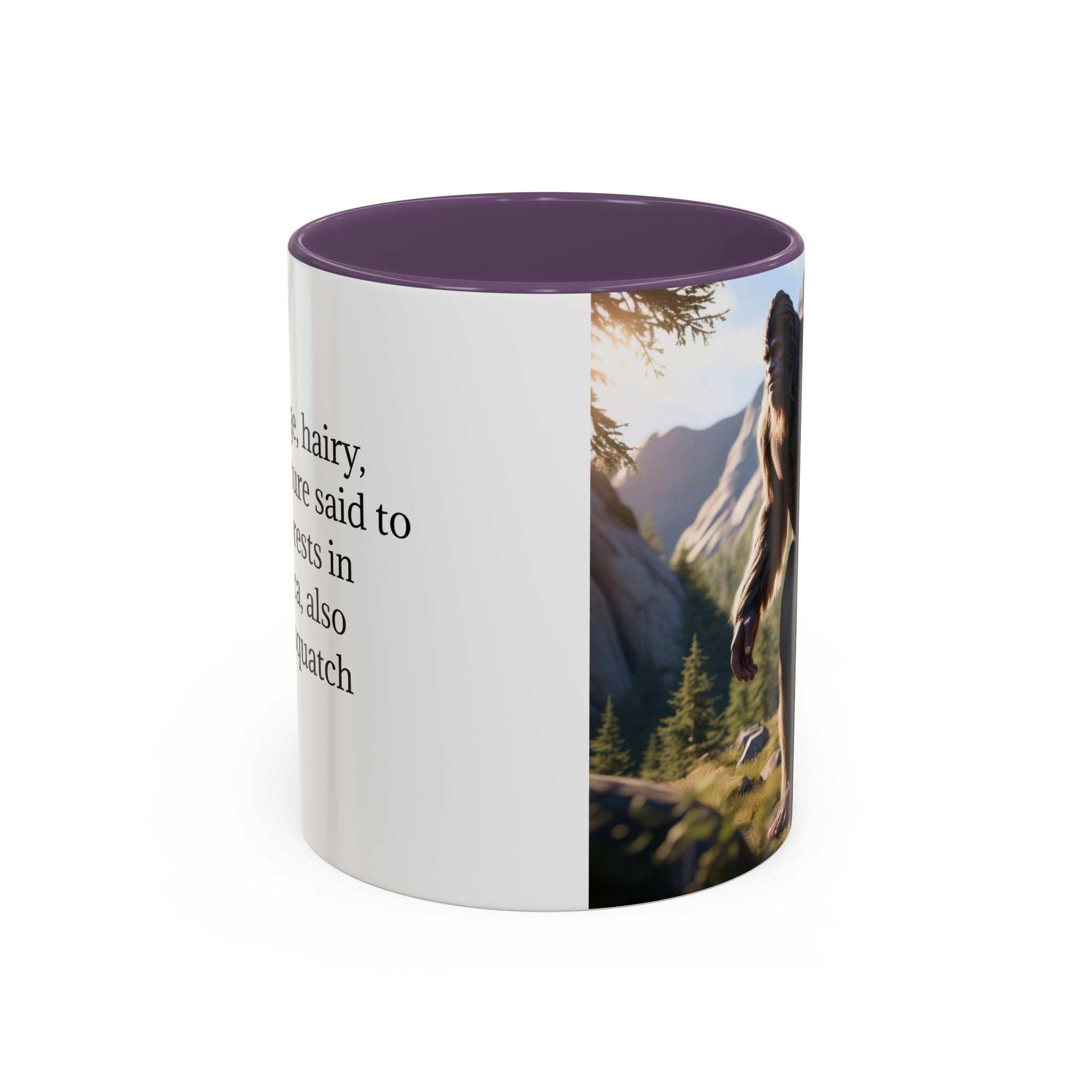 Bigfoot Coffee Cup: Sasquatch Coffee Mug, Pacific Northwest Cryptid, Mythical Creature