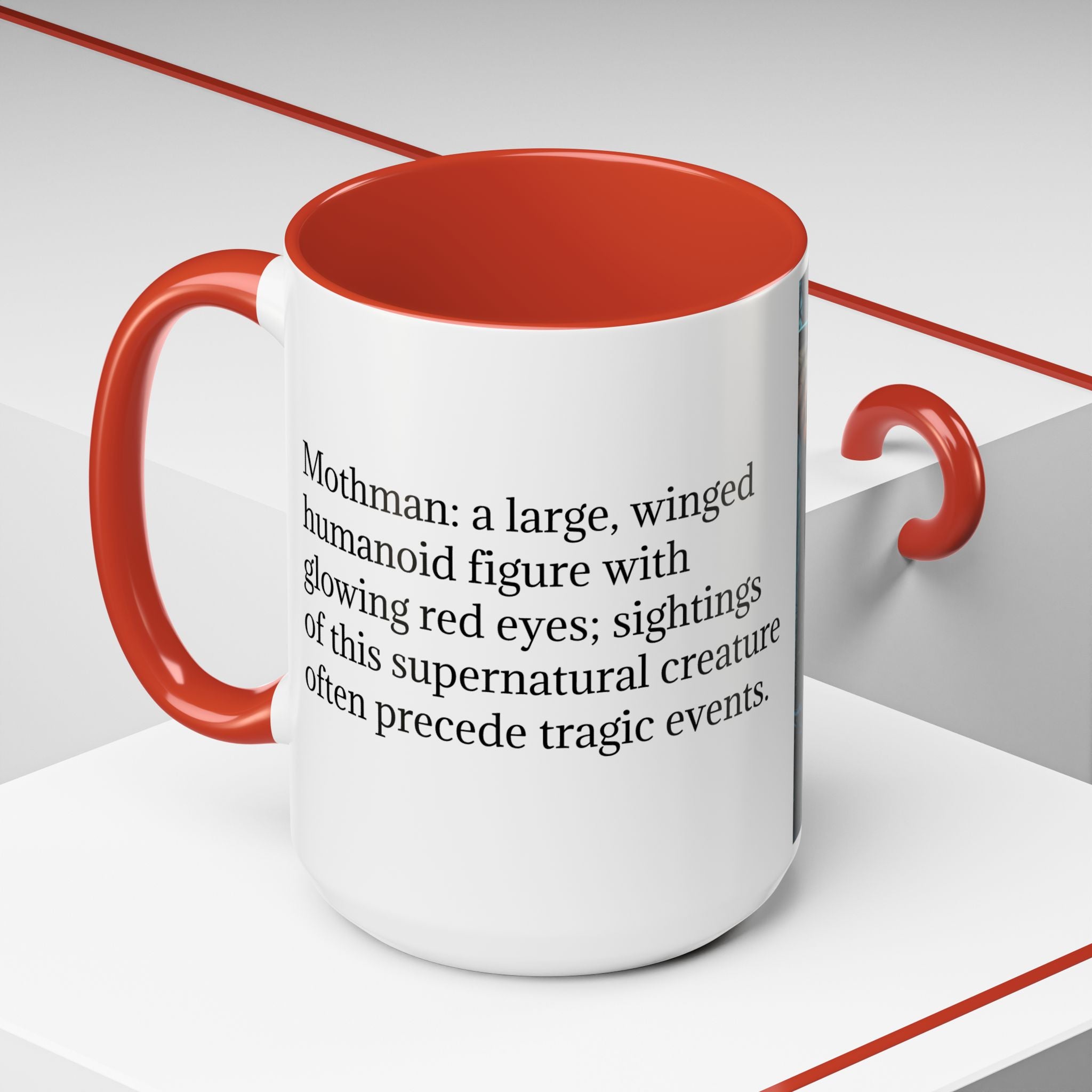 Mothman Mug: Supernatural Coffee Cup, Mythical Creature, Urban Legend (Forrest)