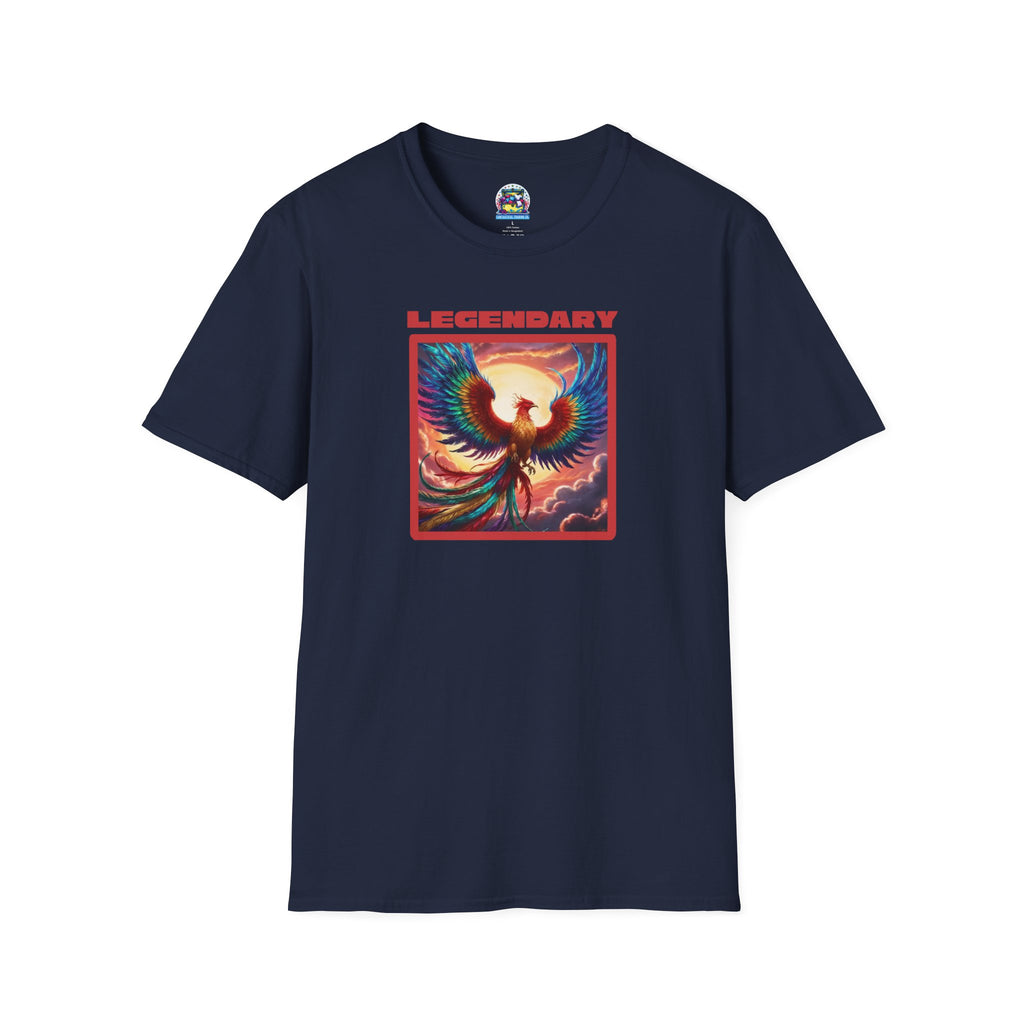 Phoenix Graphic Tee: Legendary Bird, Soft Cotton Shirt, Phoenix Rising Gift