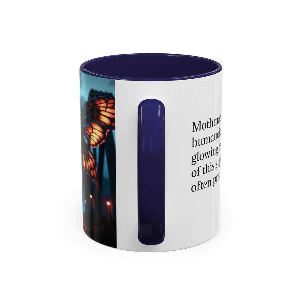 Mothman Coffee Mug: Supernatural Monster, Legendary Creature, Cryptid Gift (Bridge)