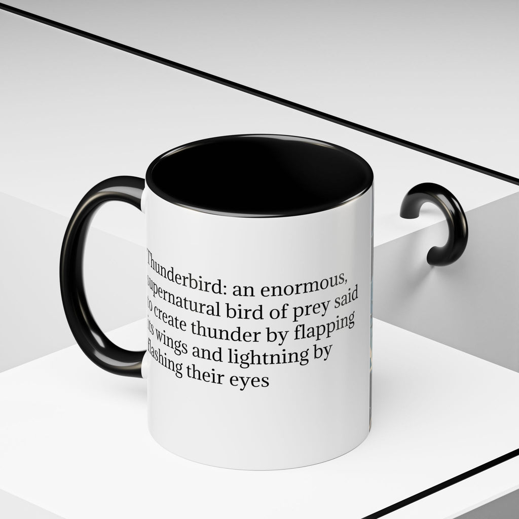 Thunderbird Coffee Cup: Native American Folklore, Legendary Creature, Coffee Mug Gift