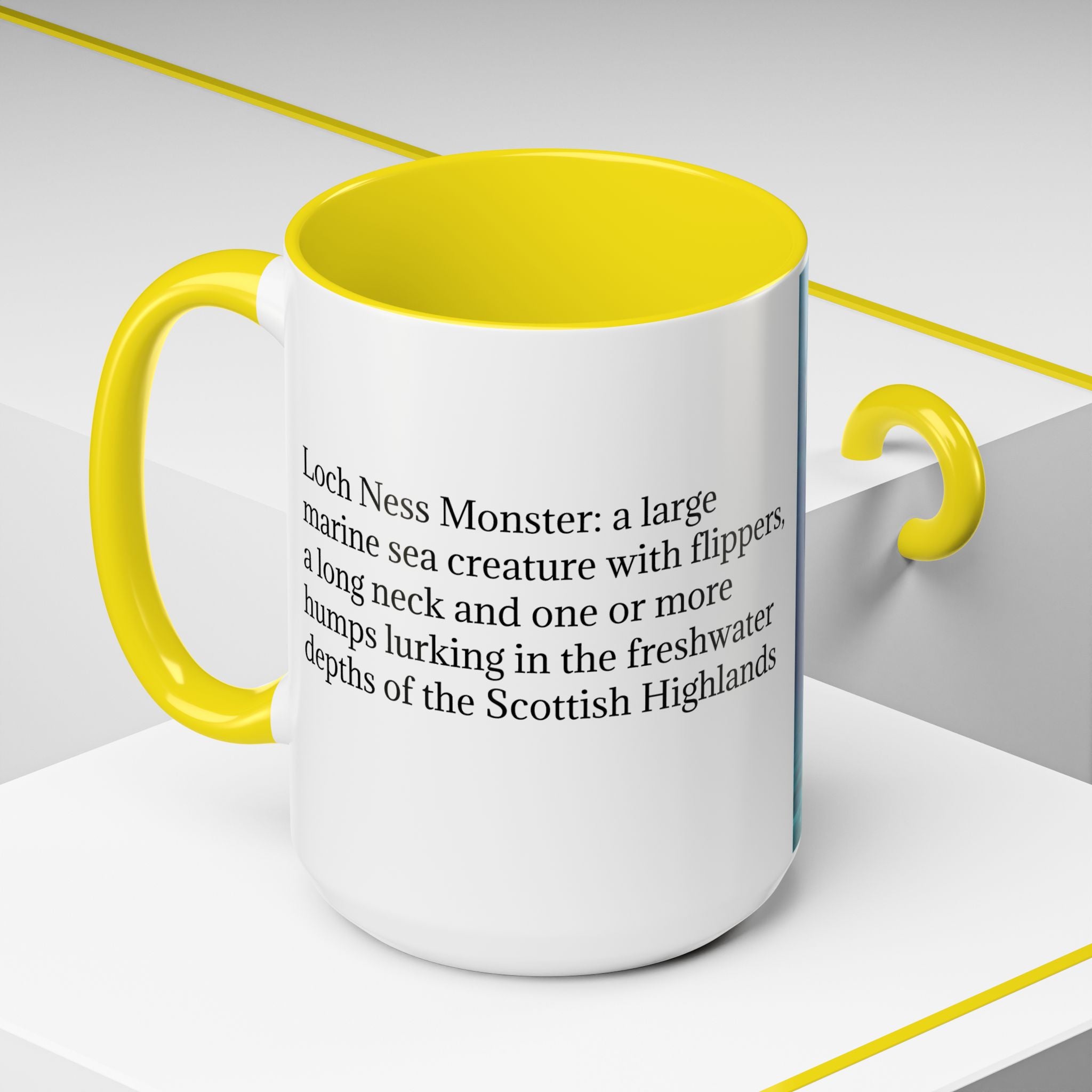 Loch Ness Monster: Nessie Coffee Mug, Mythical Sea Creature, Plesiosaurus Gift
