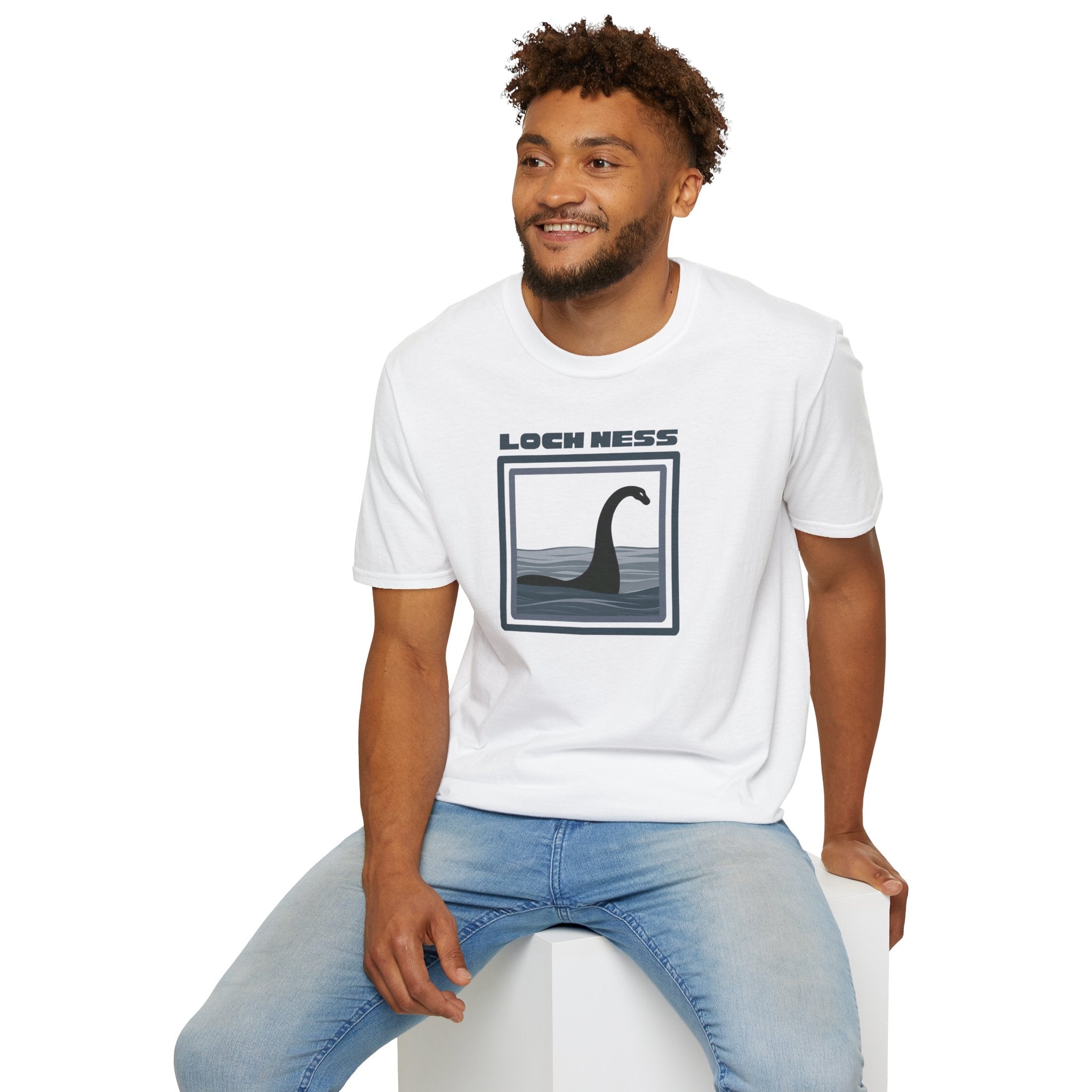 Lochness Monster Shirt: Plesiosaurus Graphic Tee, Nessie T-Shirt, Loch Ness Retro Clothing