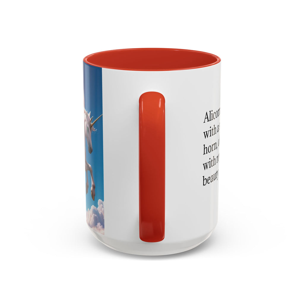 Unicorn Coffee Cup: Fantasy Alicorn Mug, Legendary Creature, Enchanted Gift (Purple)