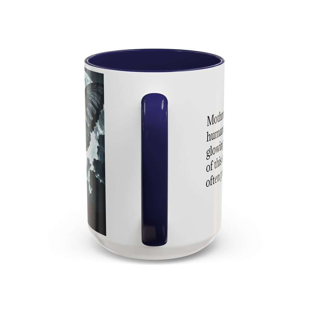 Mothman Coffee Mug: Supernatural Cryptid, Legendary Monster, Mugs for Men (Moon)