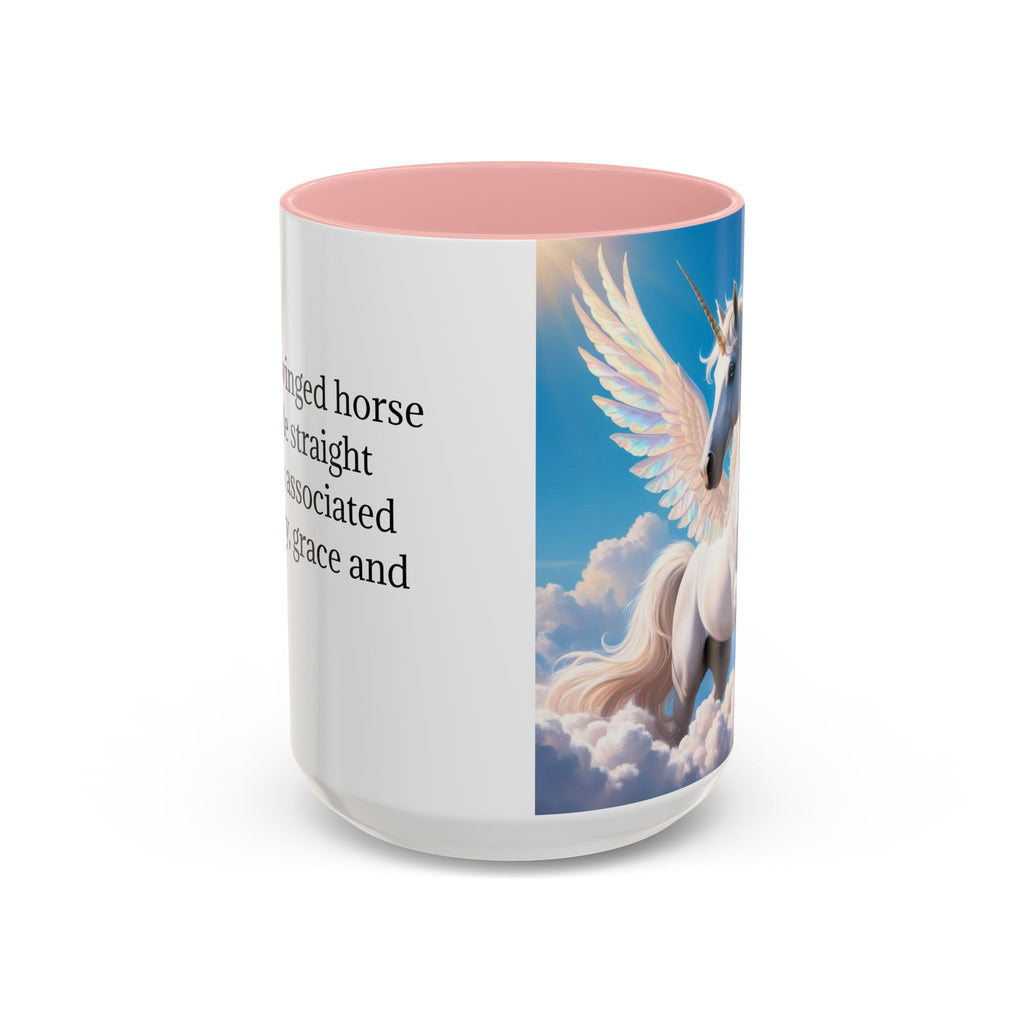 Unicorn Coffee Mug: Fairytale Alicorn, Mythical Creature, Enchanted Gift (Blue)