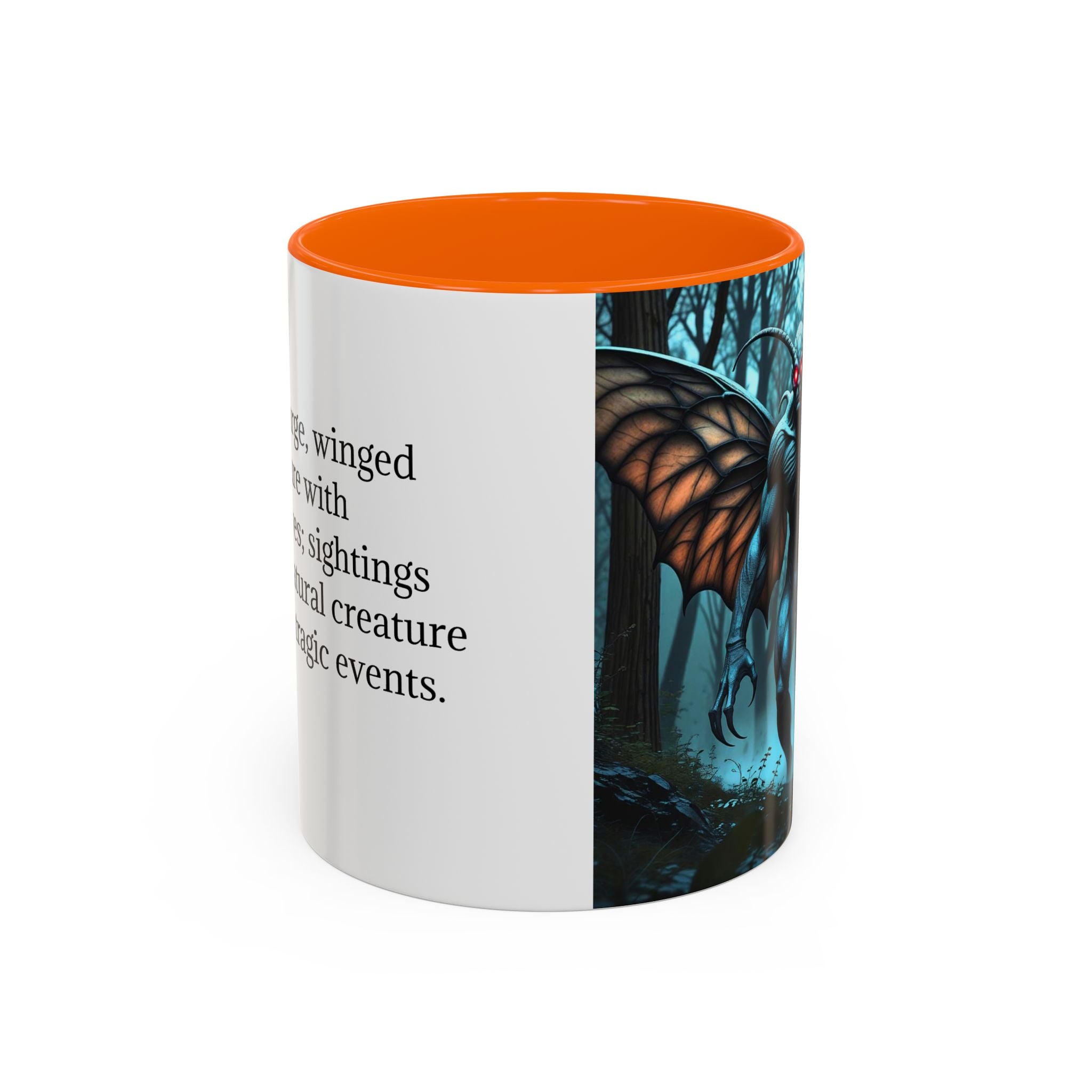 Mothman Mug: Supernatural Coffee Cup, Mythical Creature, Urban Legend (Forrest)