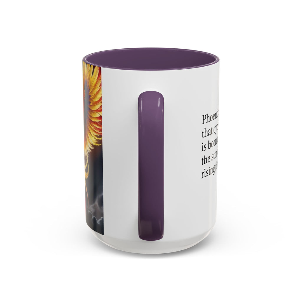 Phoenix Coffee Mug: Mythical Firebird Ceramic Cup, Fantasy Mug, Legendary Creature