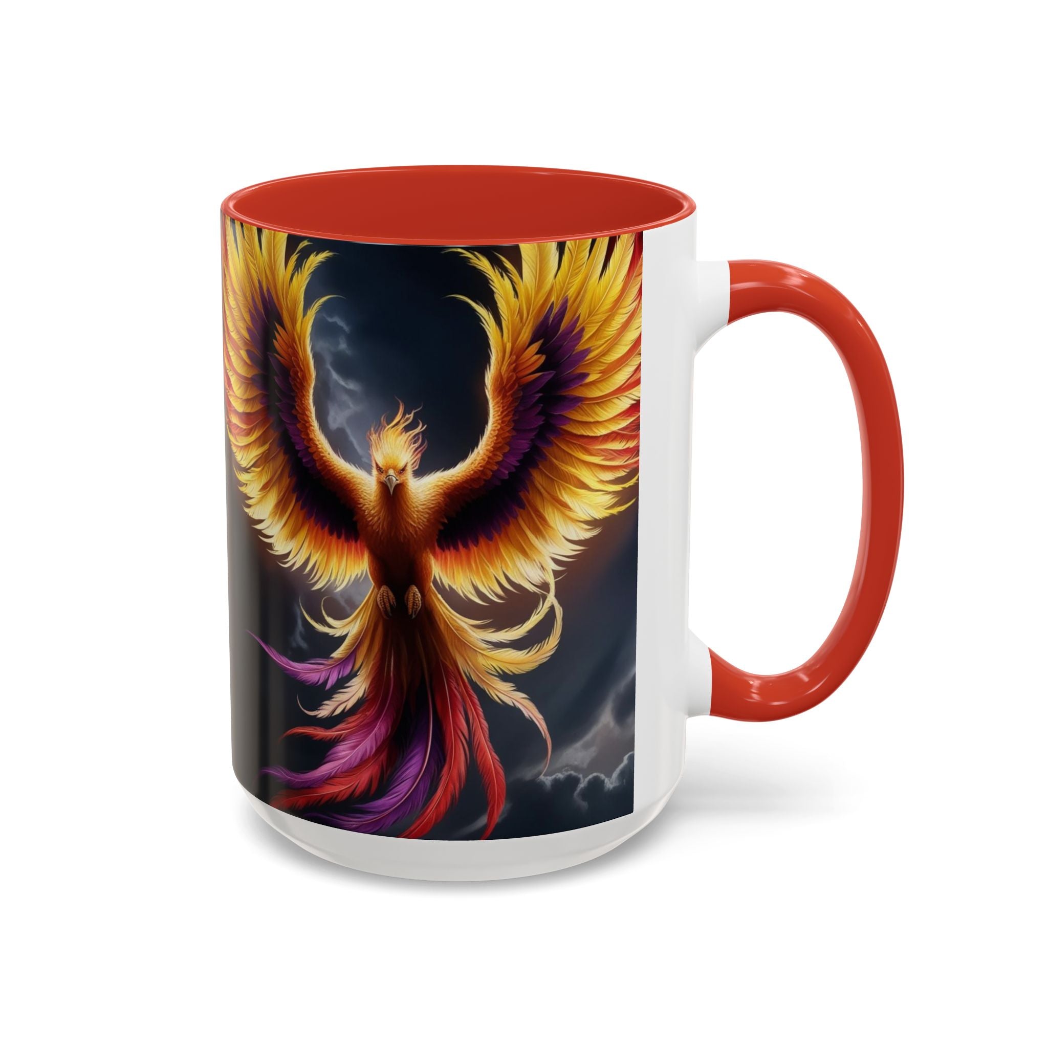 Phoenix Coffee Mug: Mythical Firebird Ceramic Cup, Fantasy Mug, Legendary Creature